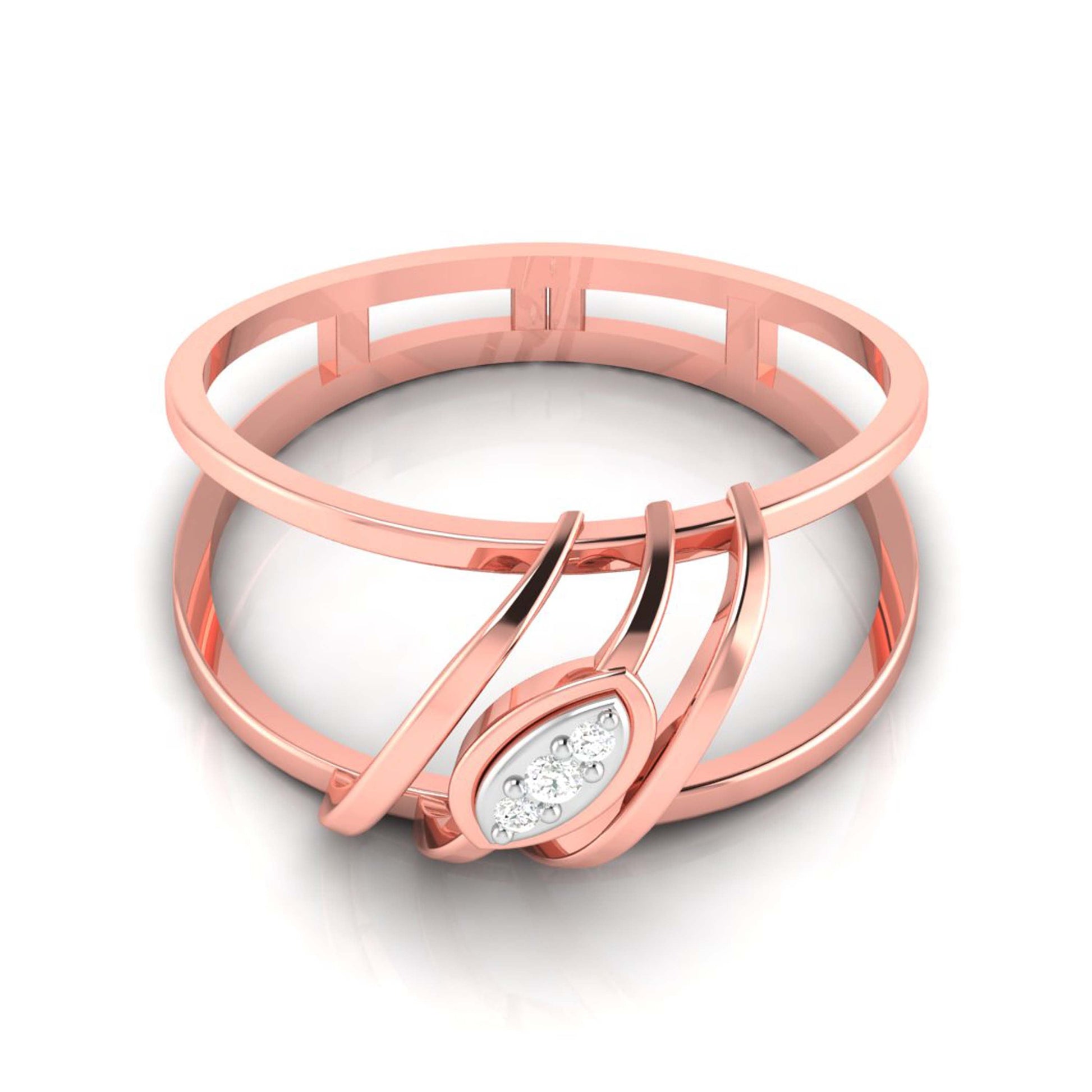 Nish lab grown diamond ring simple round ring design Fiona Diamonds