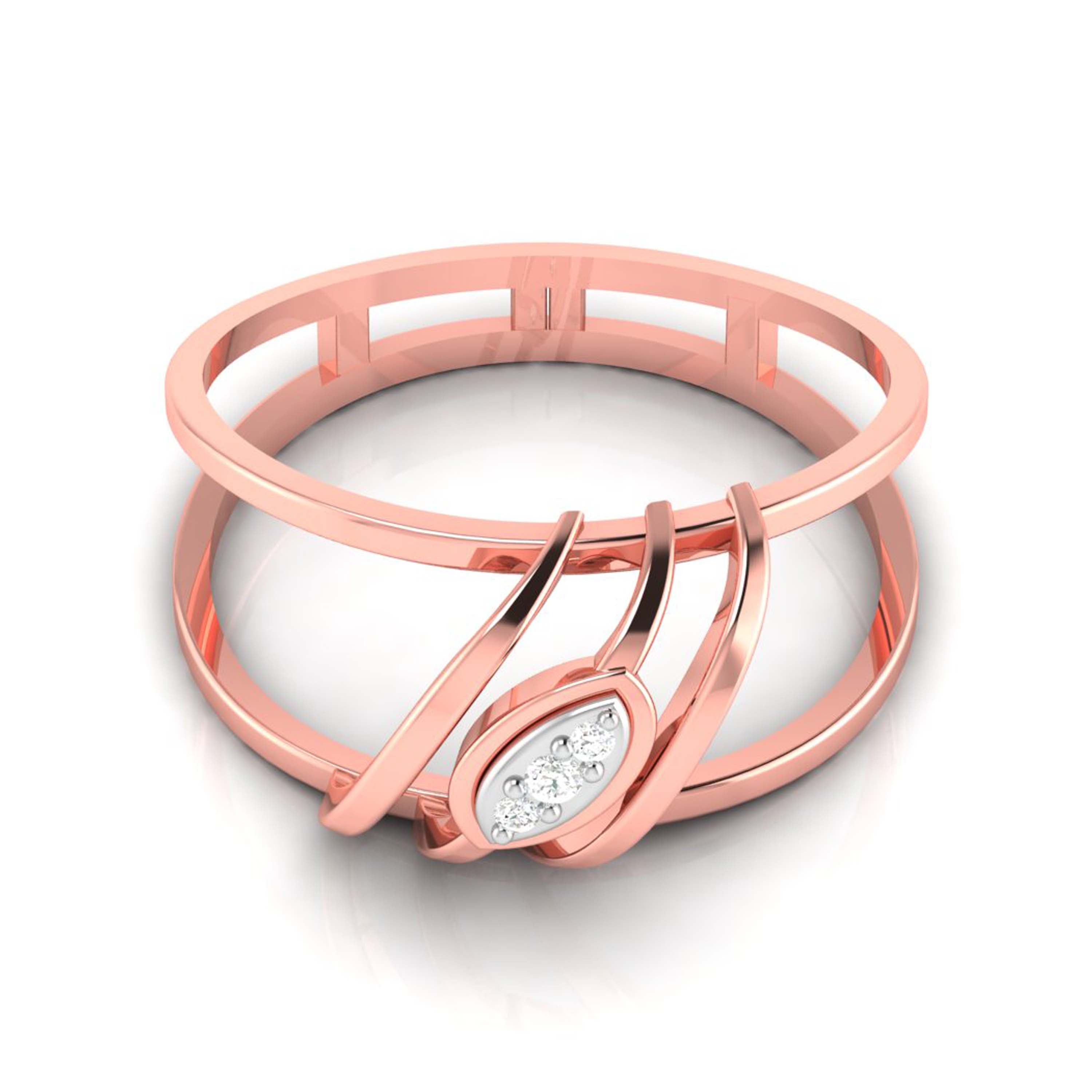 Nish lab grown diamond ring simple round ring design Fiona Diamonds
