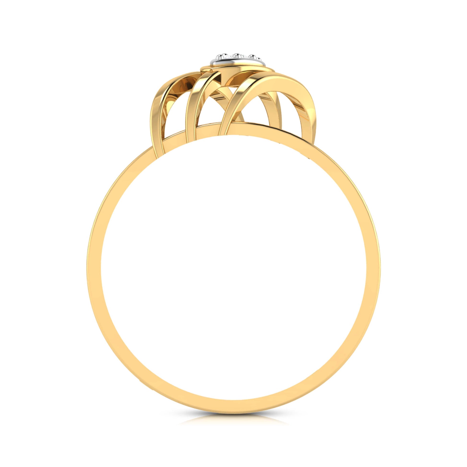 Nish lab grown diamond ring simple round ring design Fiona Diamonds