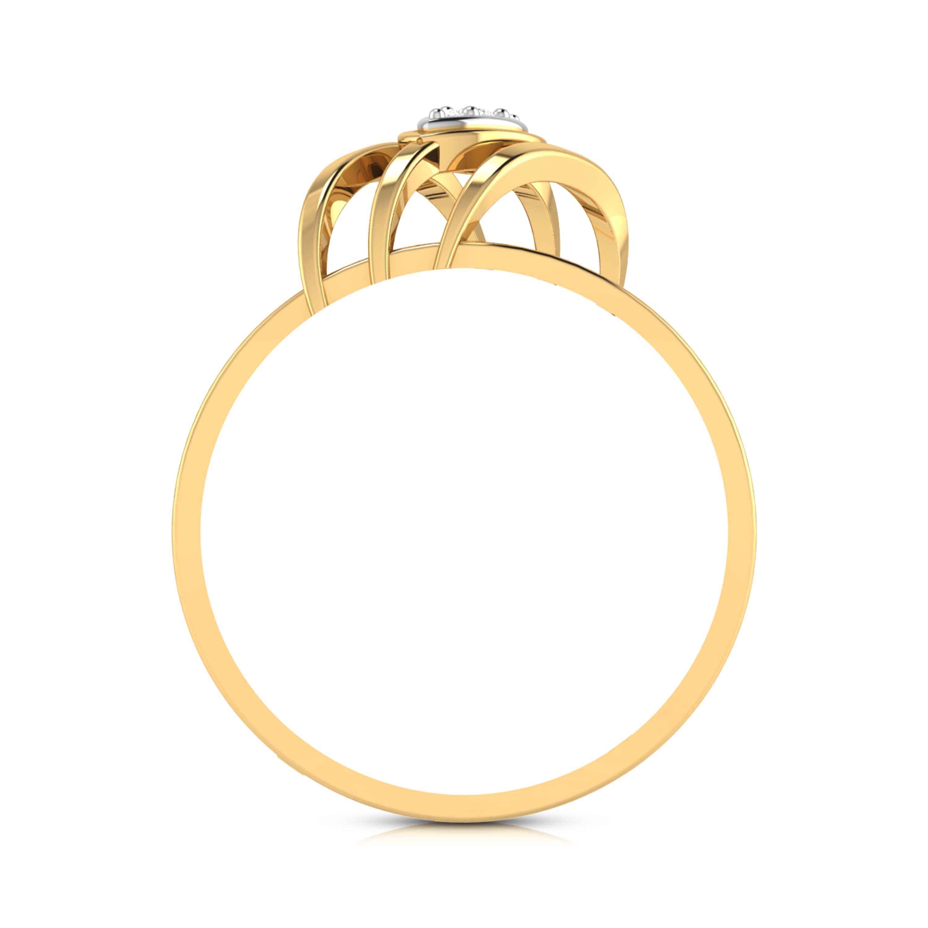 Nish lab grown diamond ring simple round ring design Fiona Diamonds