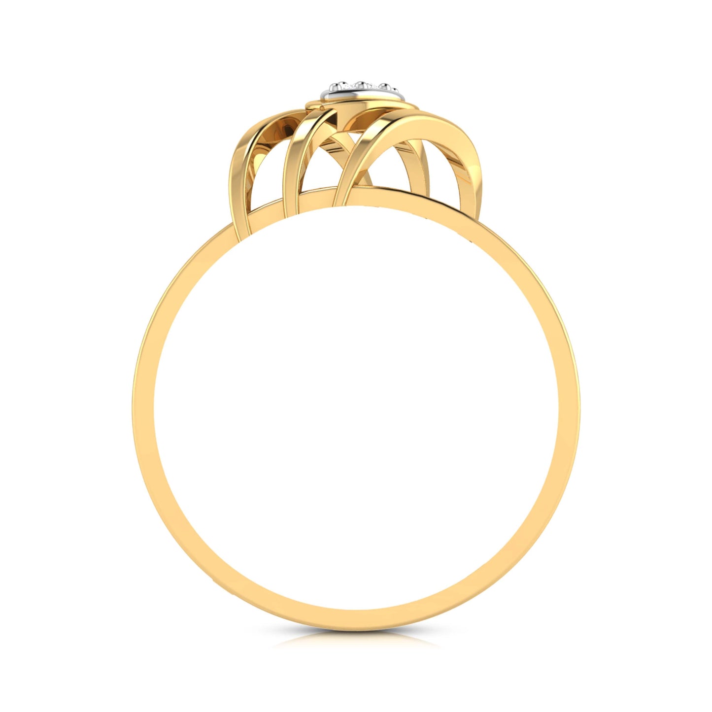 Load image into Gallery viewer, Nish lab grown diamond ring simple round ring design Fiona Diamonds
