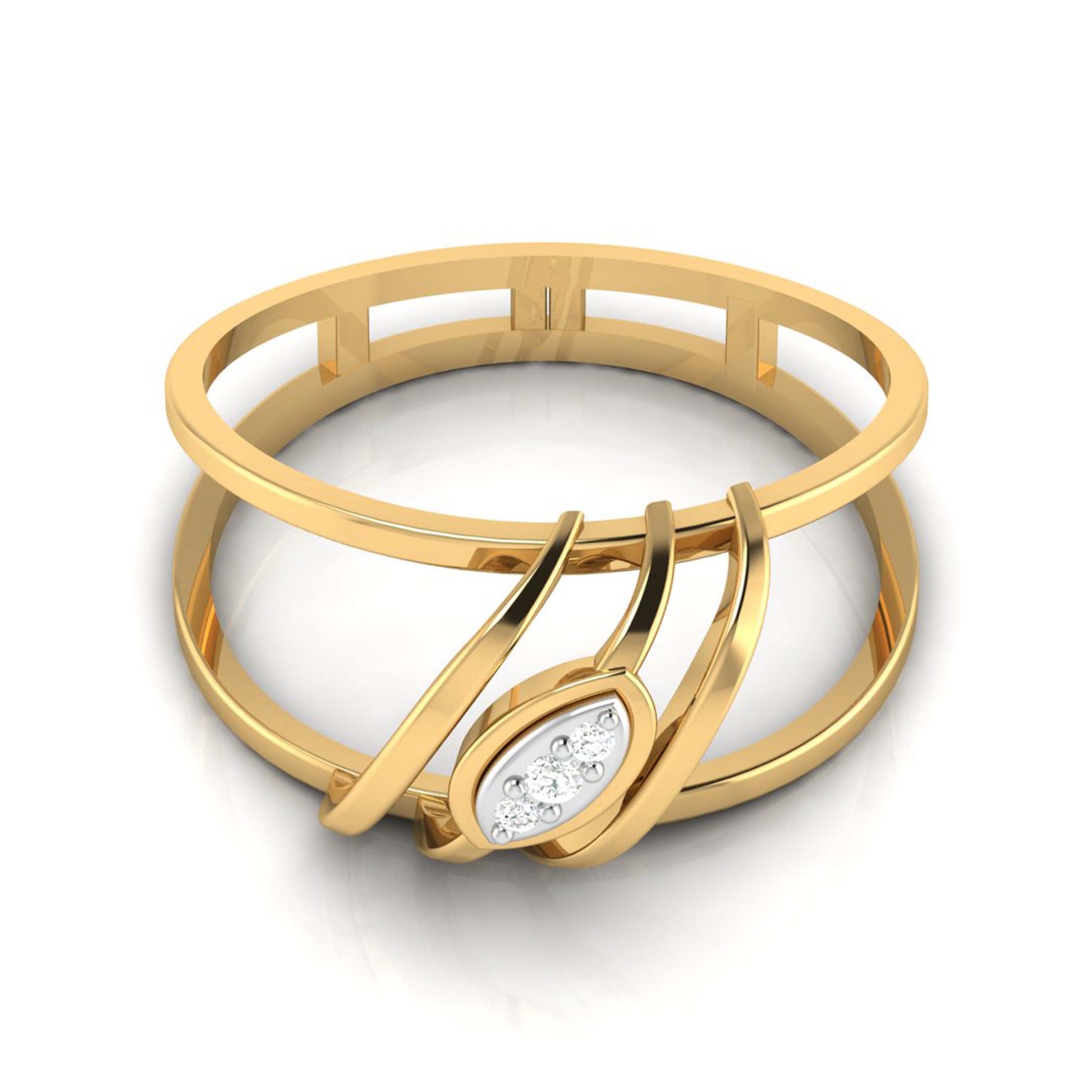 Nish lab grown diamond ring simple round ring design Fiona Diamonds