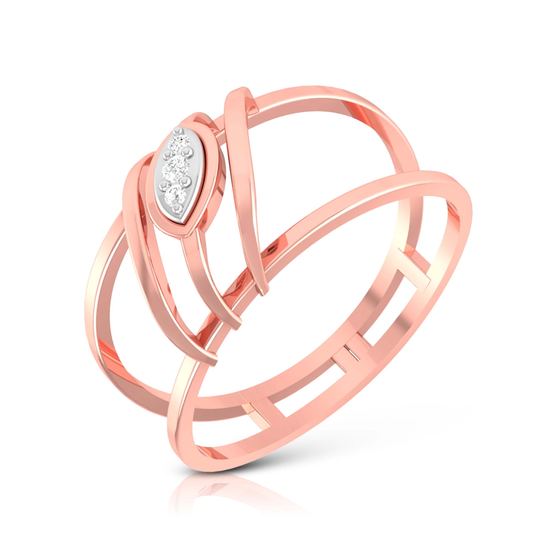 Nish lab grown diamond ring simple round ring design Fiona Diamonds