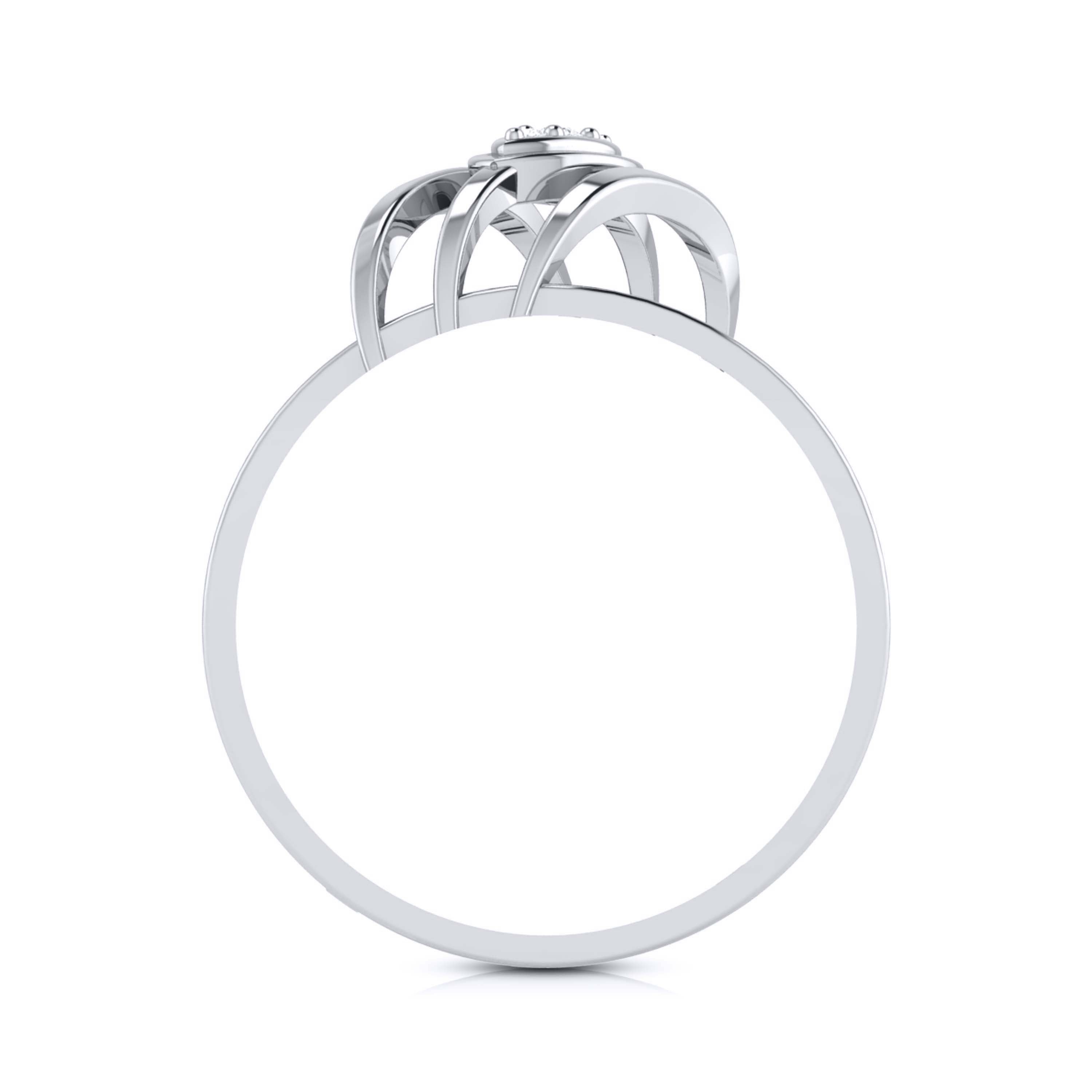 Nish lab grown diamond ring simple round ring design Fiona Diamonds