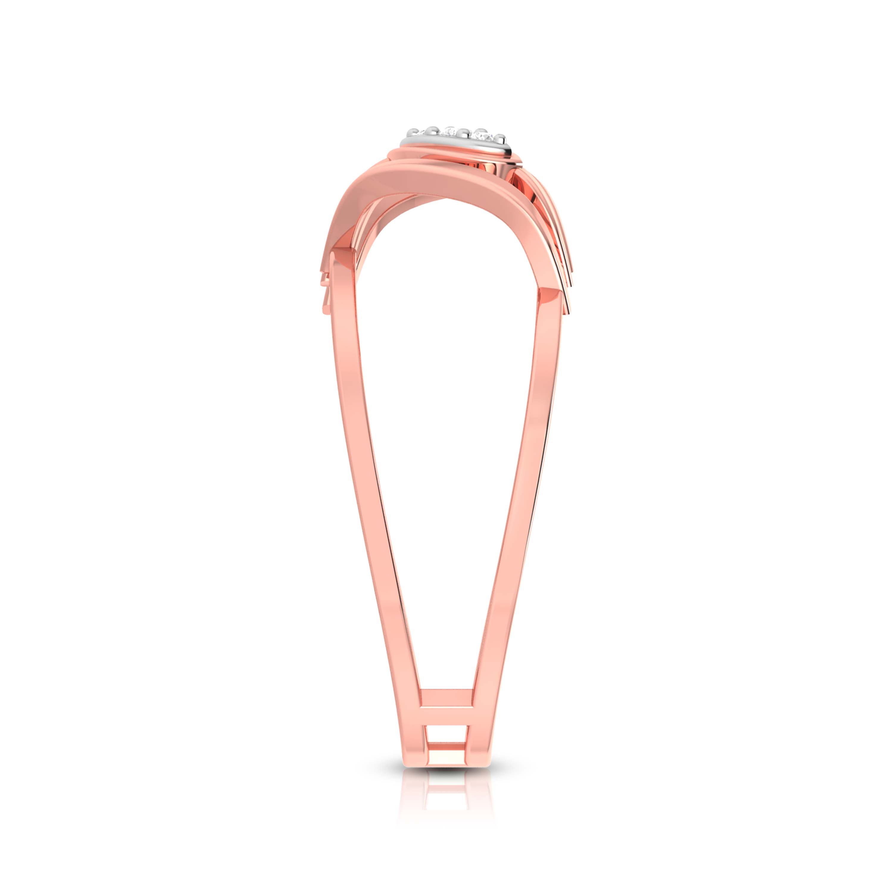 Nish lab grown diamond ring simple round ring design Fiona Diamonds