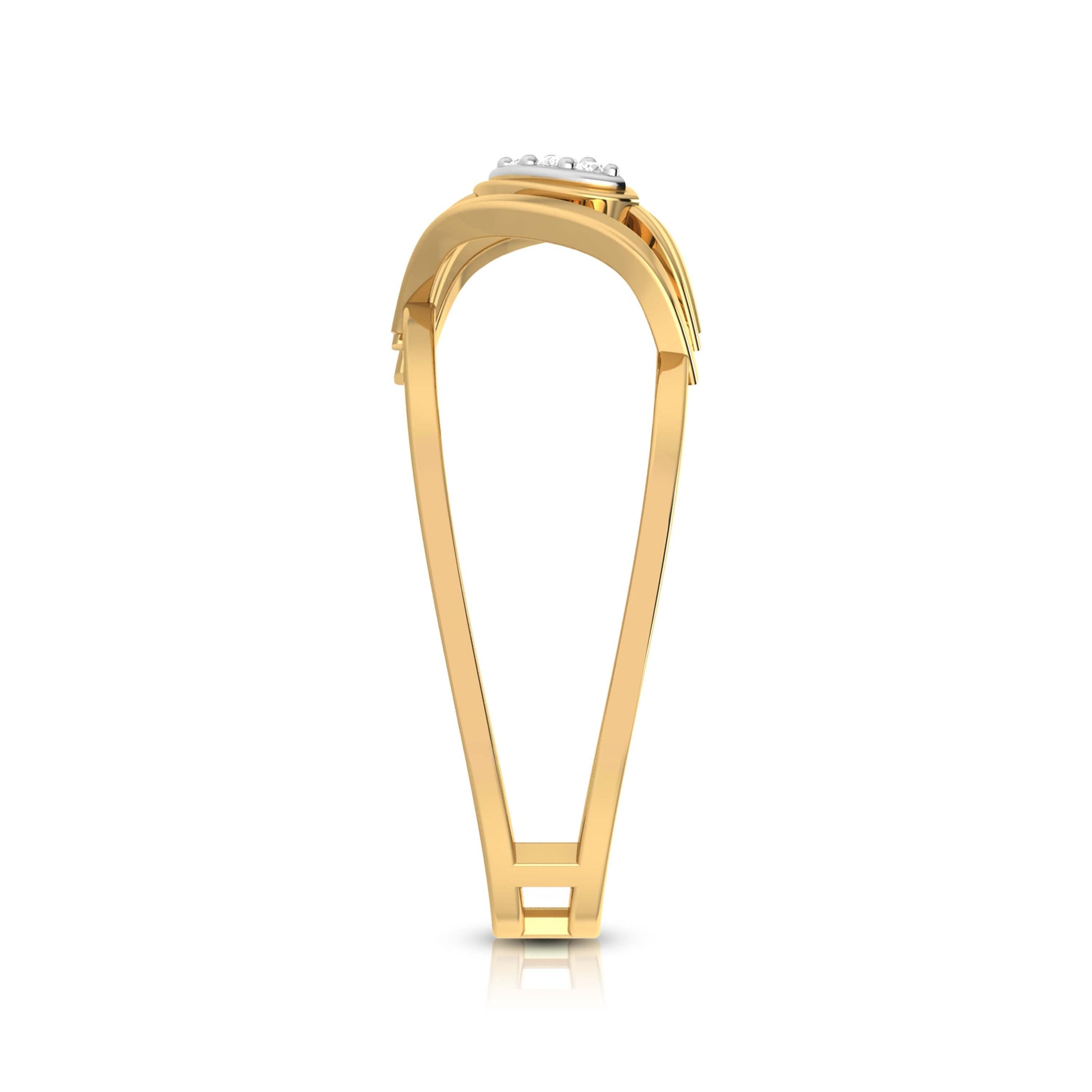 Nish lab grown diamond ring simple round ring design Fiona Diamonds