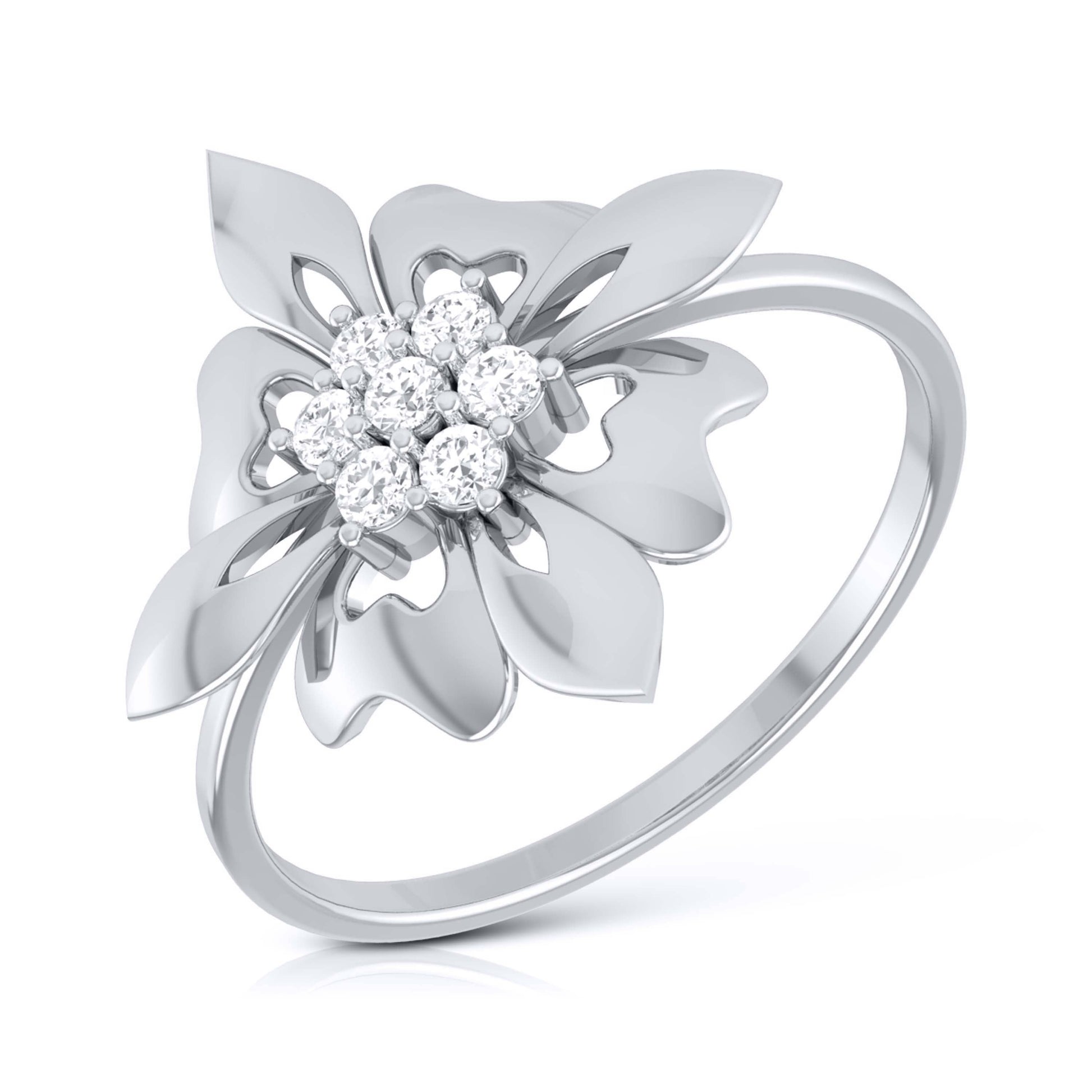 Broaden lab grown diamond ring unique ring design Fiona Diamonds