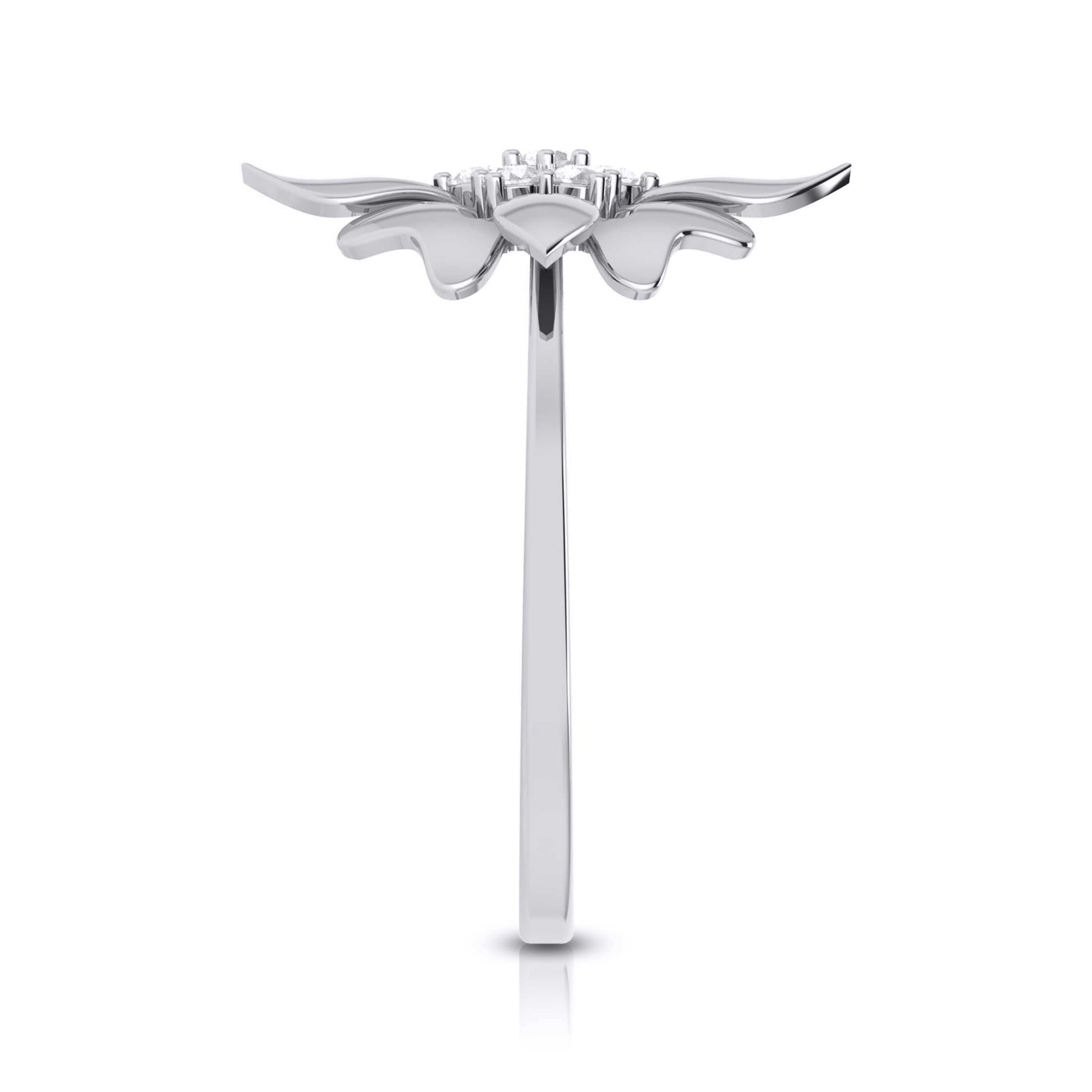 Broaden lab grown diamond ring unique ring design Fiona Diamonds