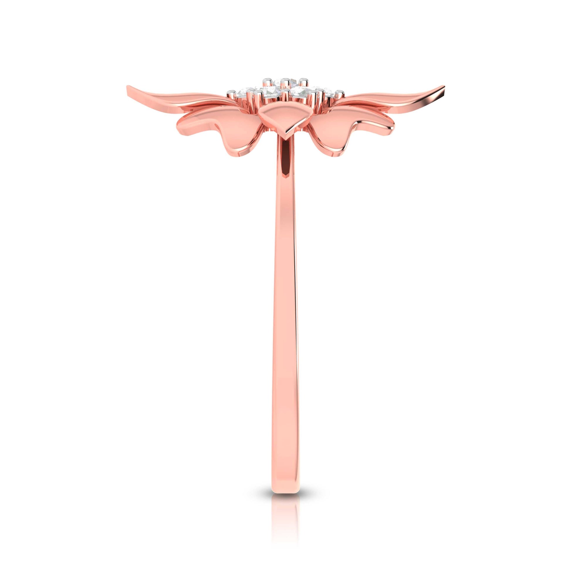 Broaden lab grown diamond ring unique ring design Fiona Diamonds