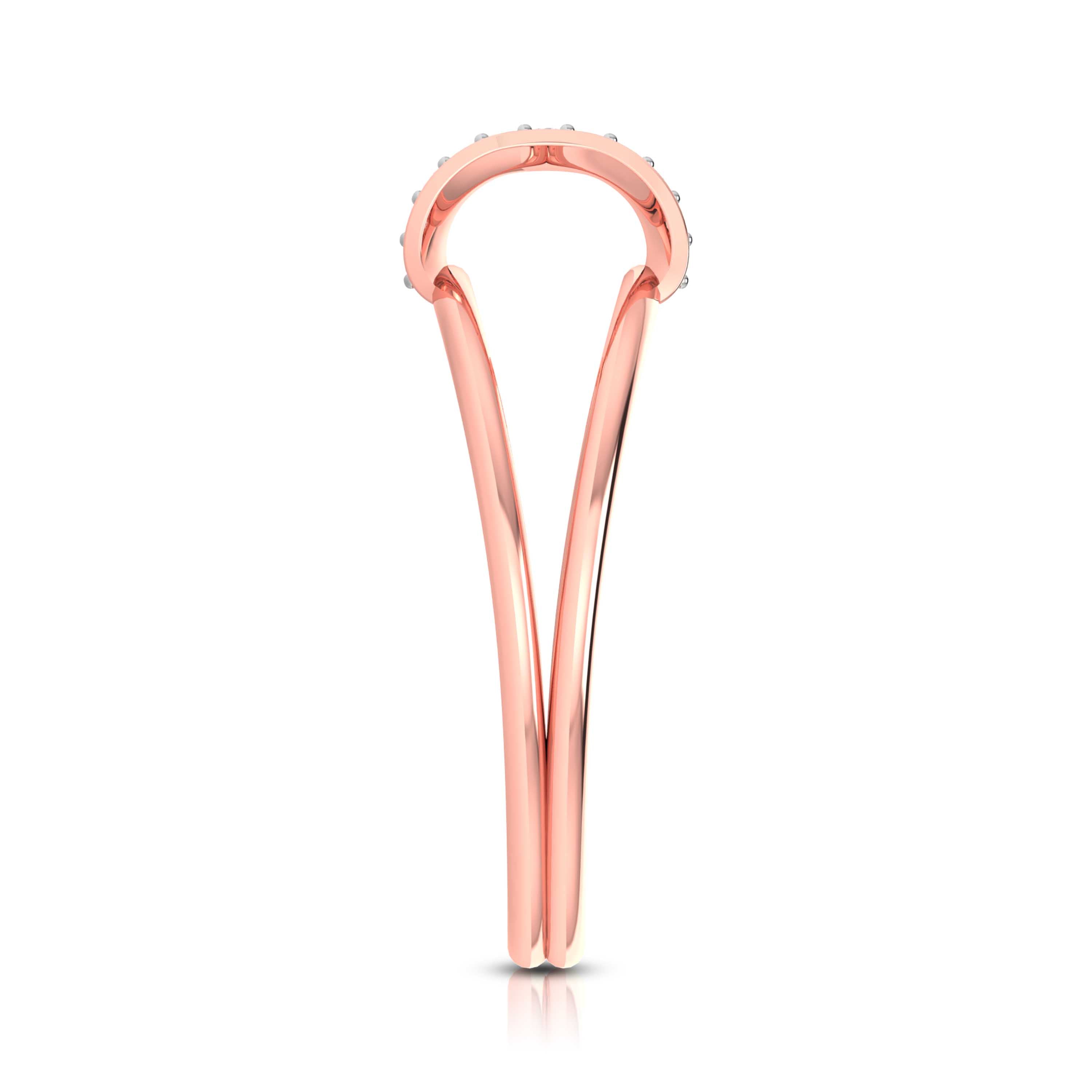 Linear lab grown diamond ring sleek ring Fiona Diamonds
