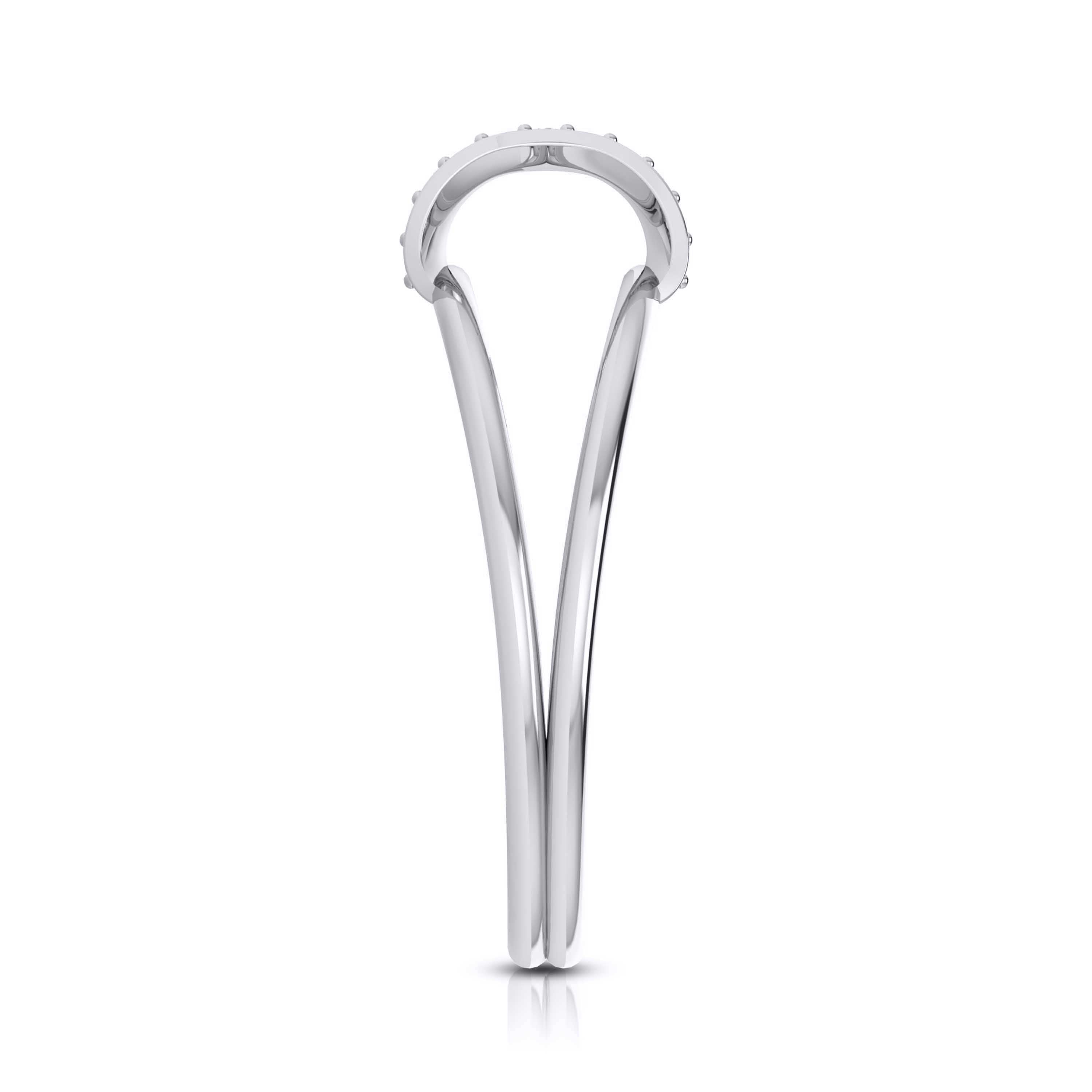 Linear lab grown diamond ring sleek ring Fiona Diamonds