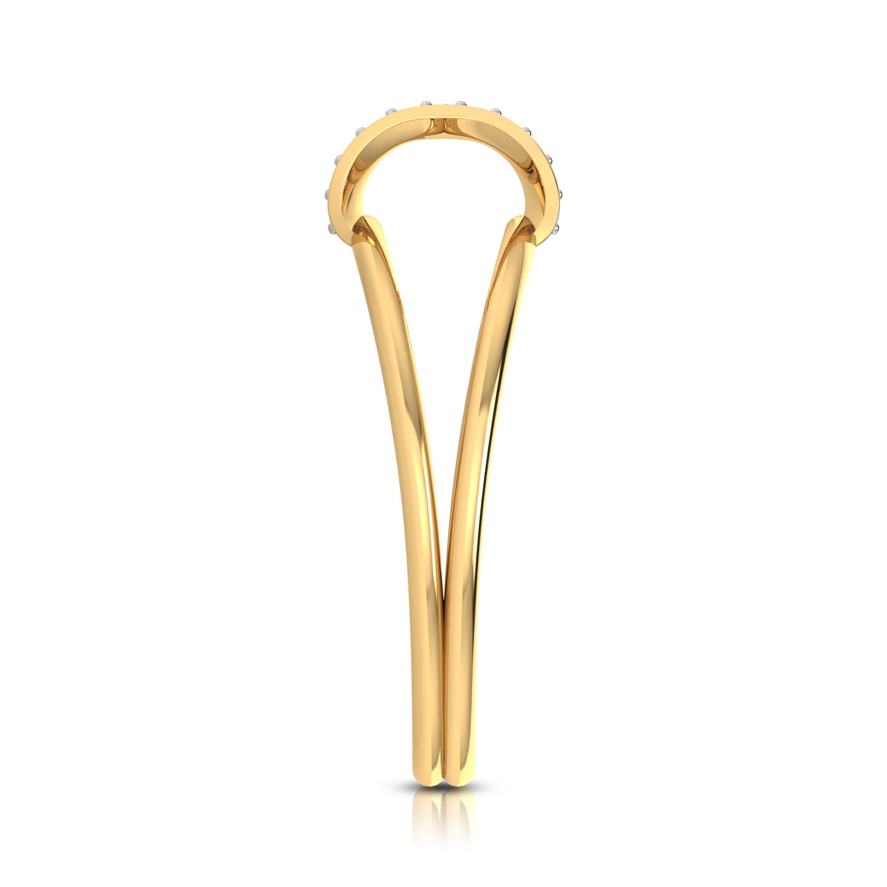 Linear lab grown diamond ring sleek ring Fiona Diamonds