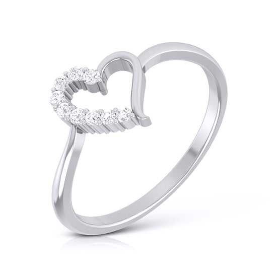 Load image into Gallery viewer, Fraction lab grown diamond ring sleek ring Fiona Diamonds
