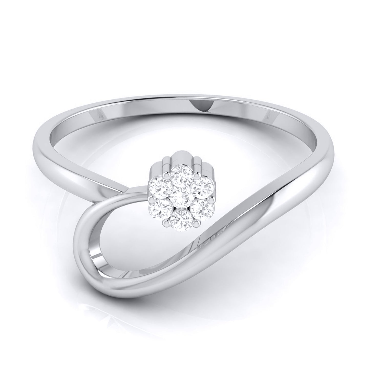 Load image into Gallery viewer, Boho lab grown diamond ring trendy ring design Fiona Diamonds
