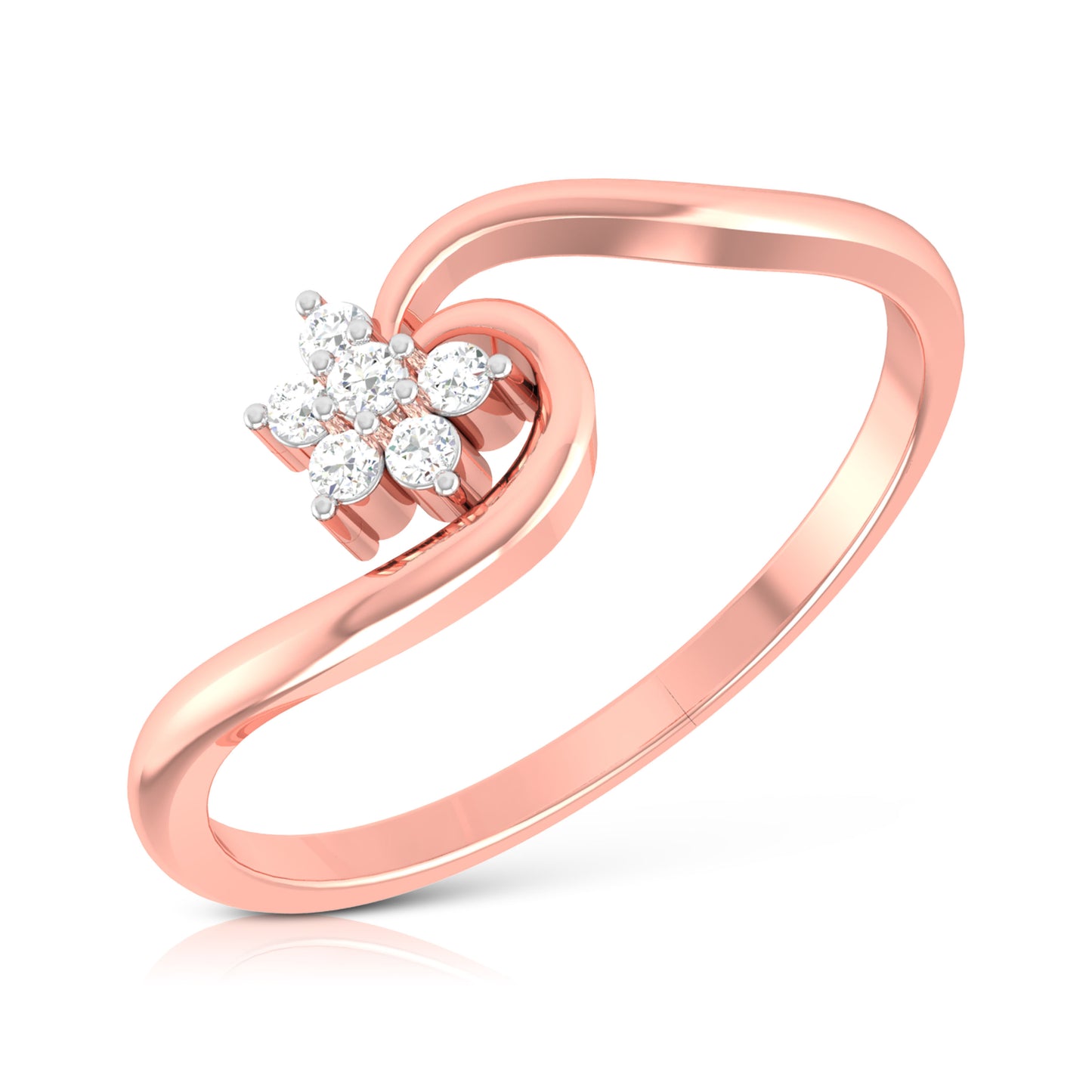 Rock Texture 9k Rose Gold Ring – Anna Rei Jewellery