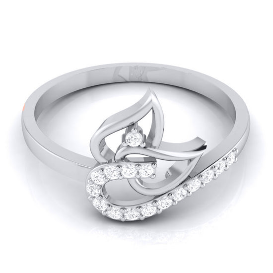 Needle lab grown diamond ring unique ring design Fiona Diamonds