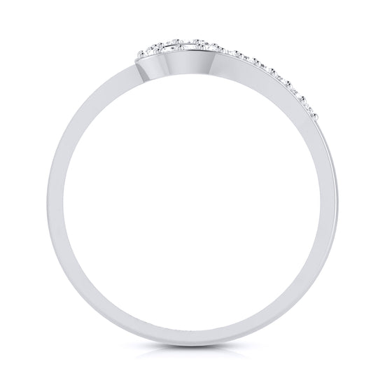 Needle lab grown diamond ring unique ring design Fiona Diamonds