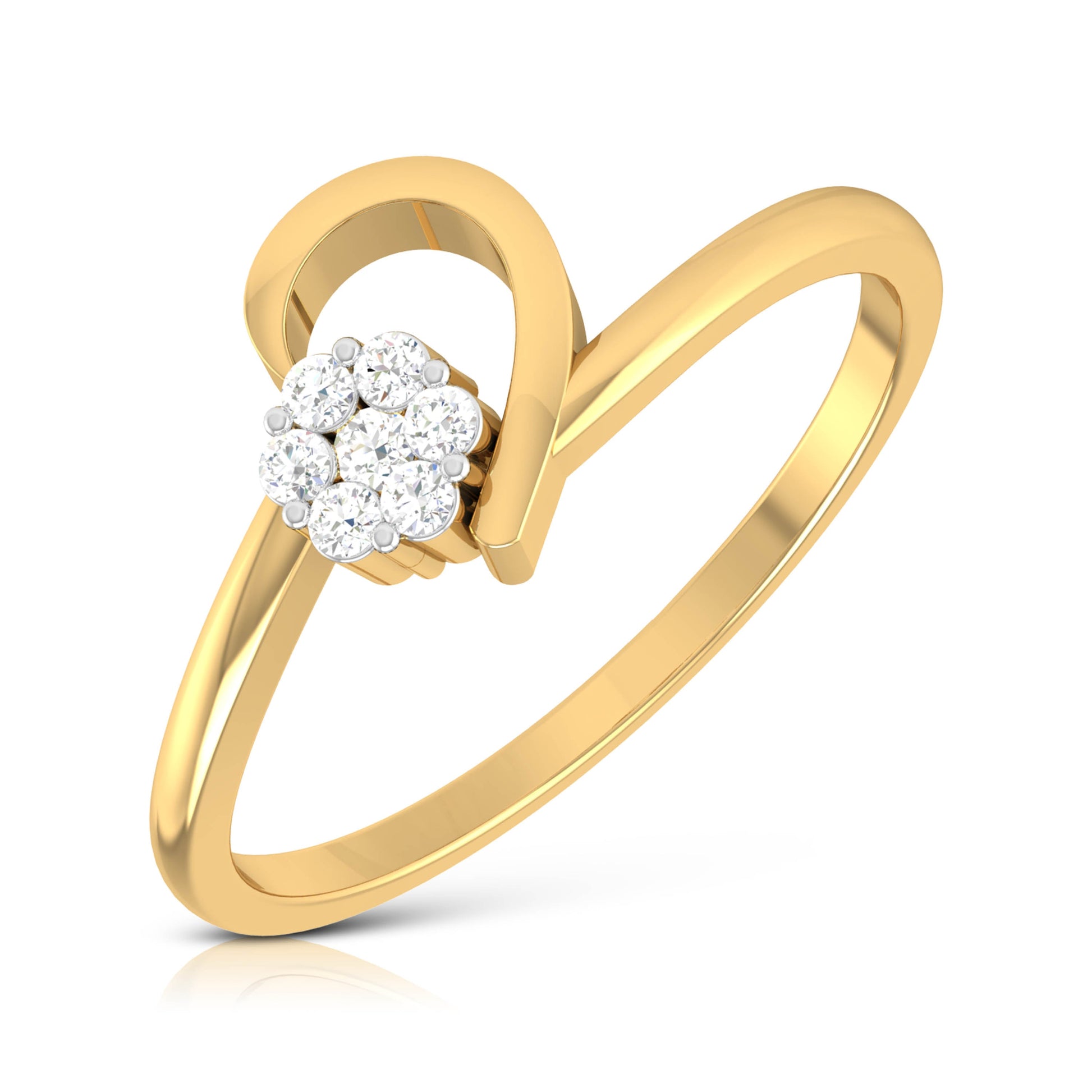 Lane lab grown diamond ring unique ring design Fiona Diamonds