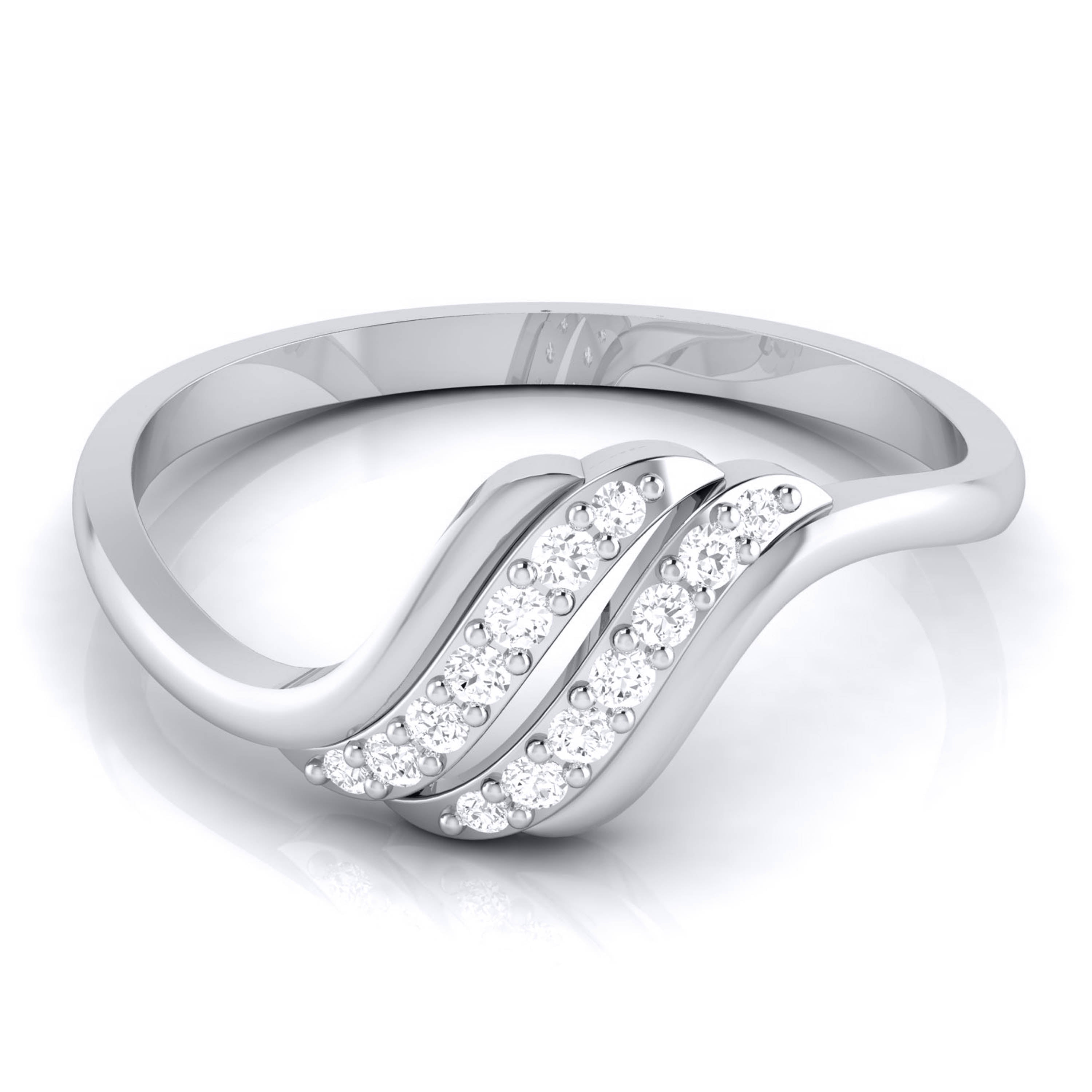Olas lab grown diamond ring simple round ring design Fiona Diamonds