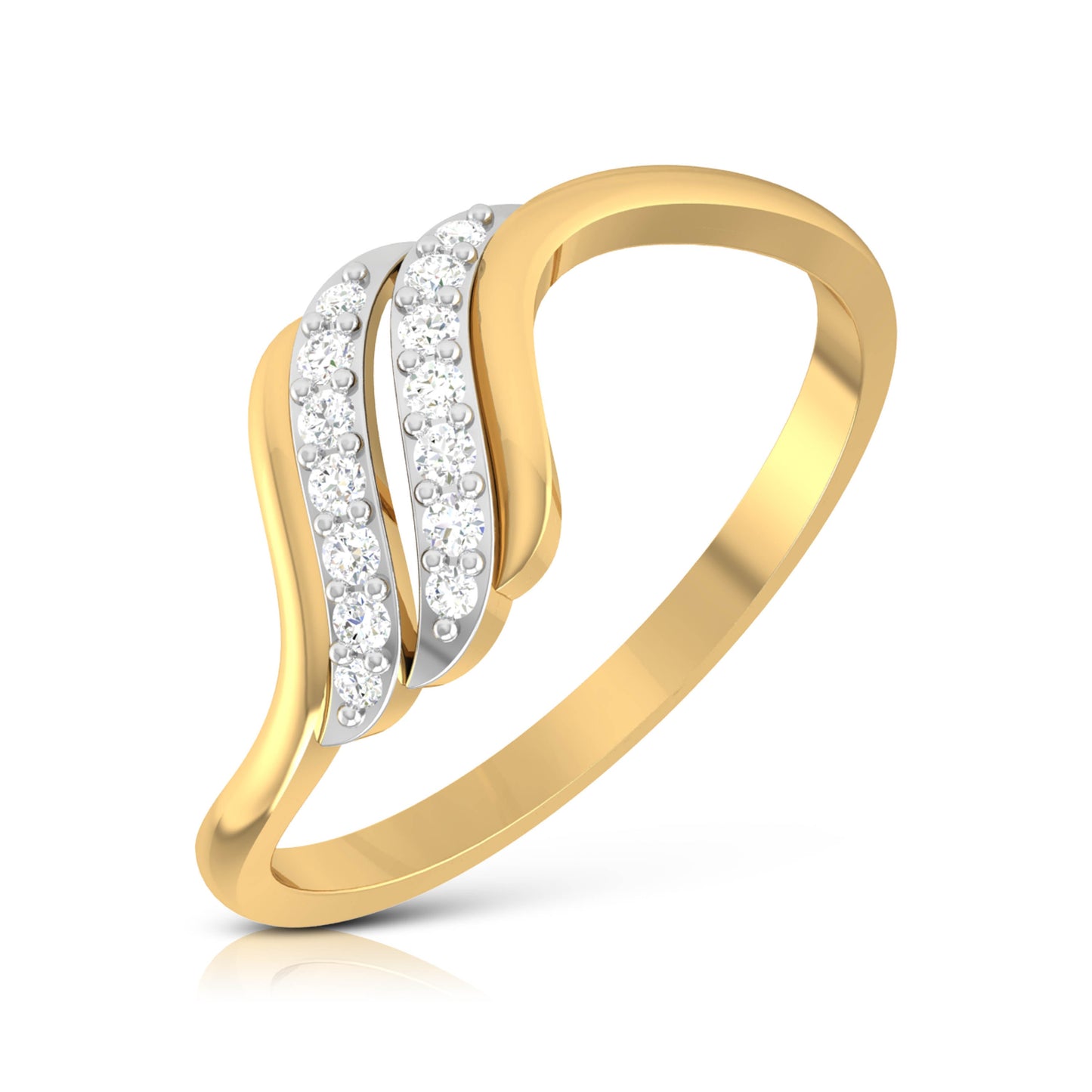 Olas lab grown diamond ring simple round ring design Fiona Diamonds