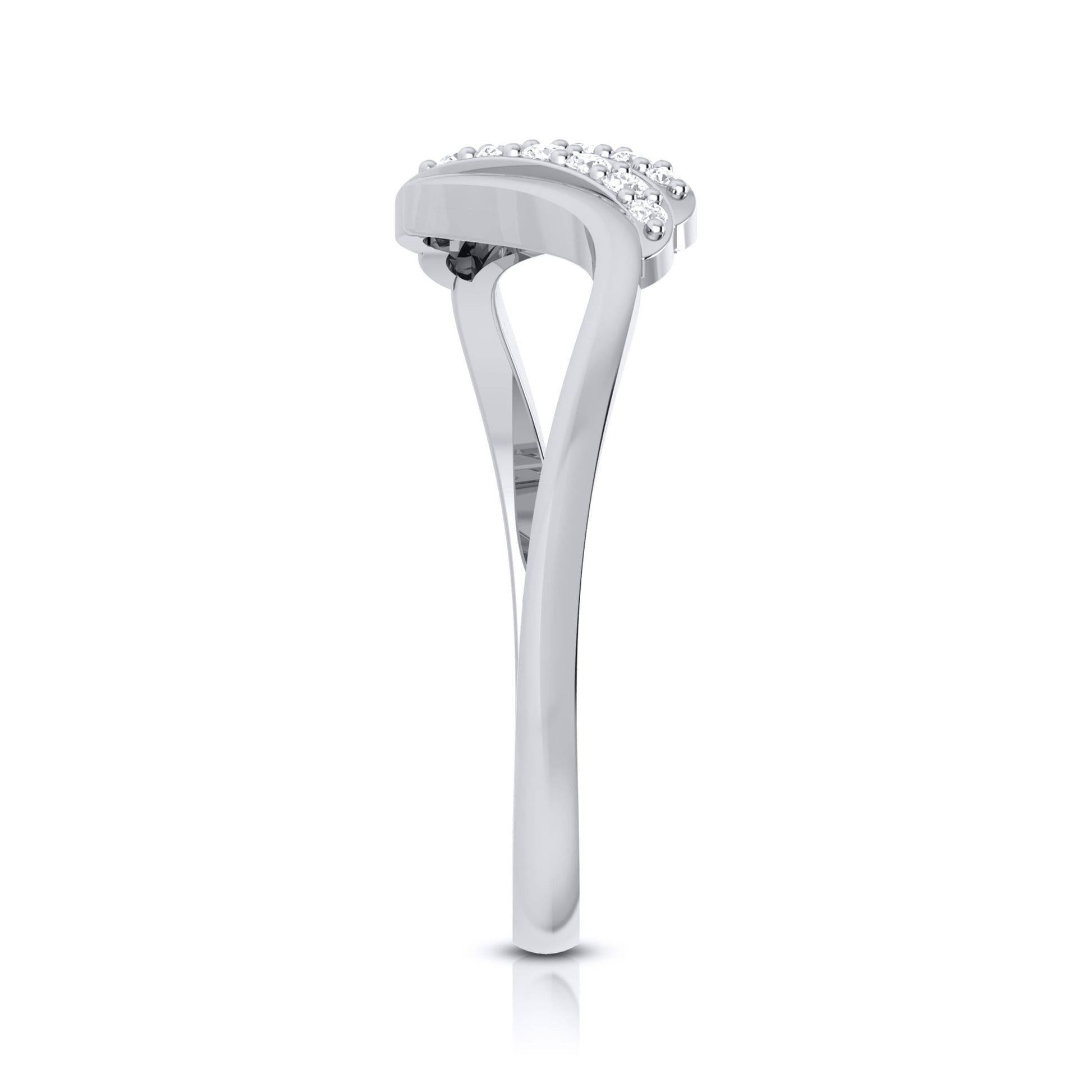 Olas lab grown diamond ring simple round ring design Fiona Diamonds