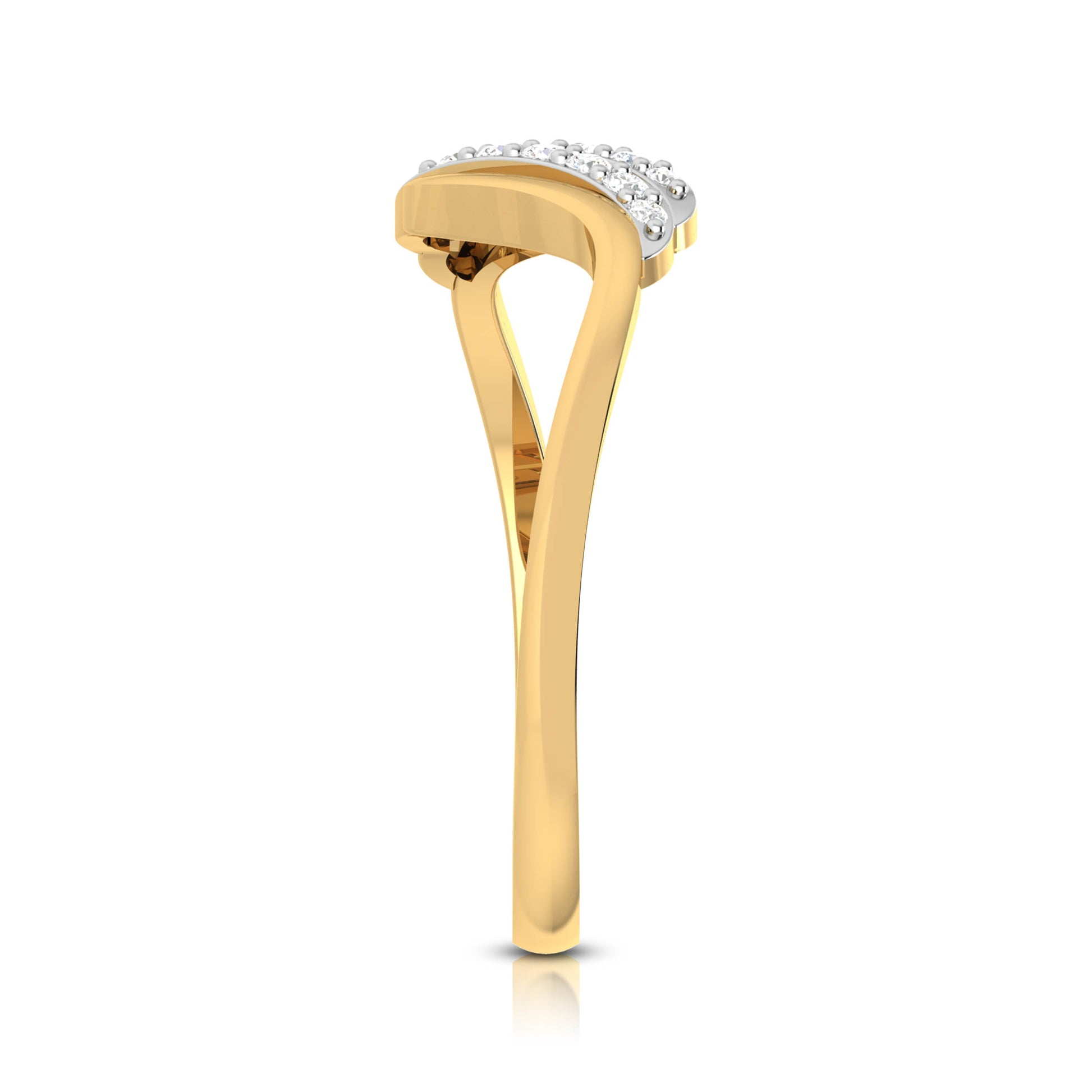 Olas lab grown diamond ring simple round ring design Fiona Diamonds