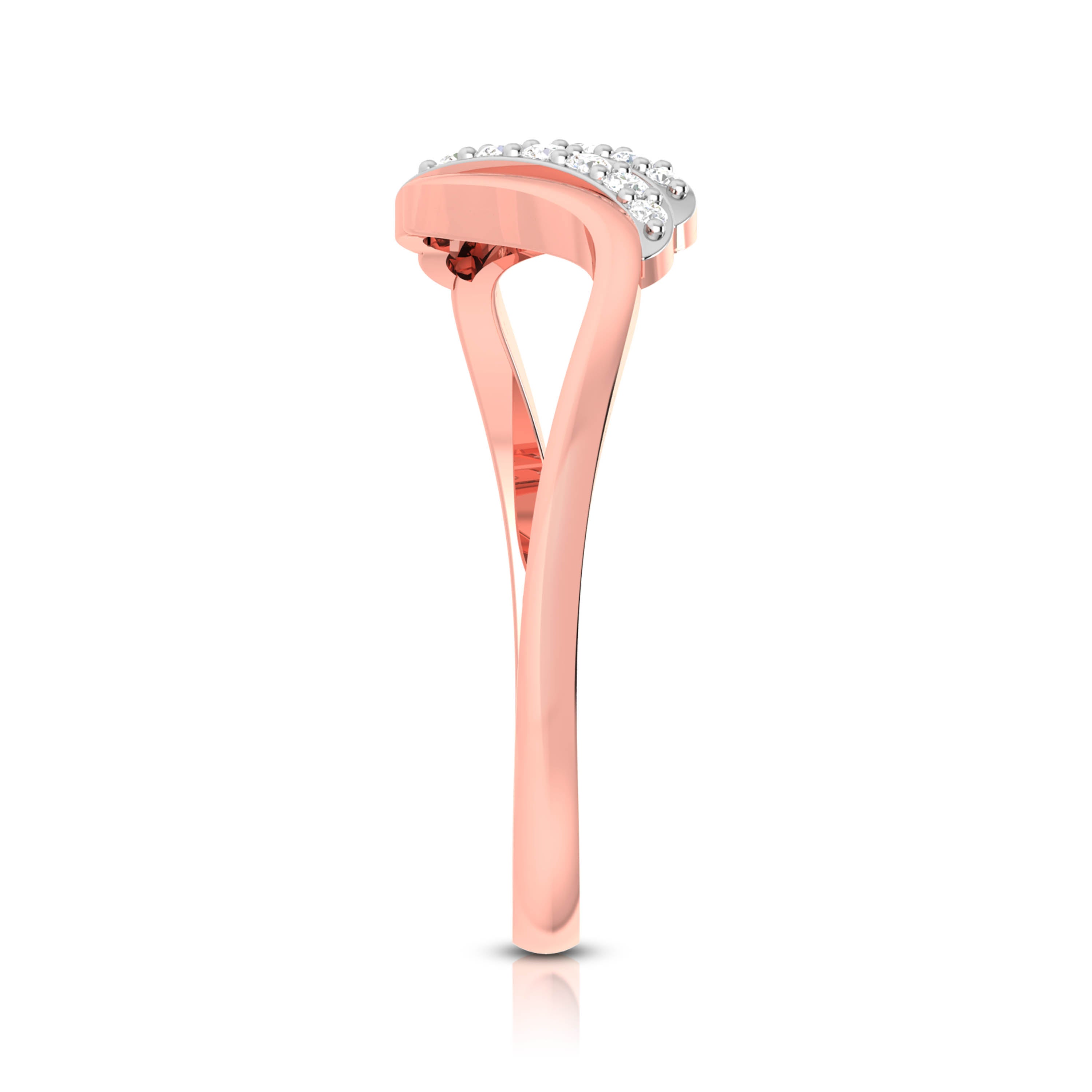 Olas lab grown diamond ring simple round ring design Fiona Diamonds