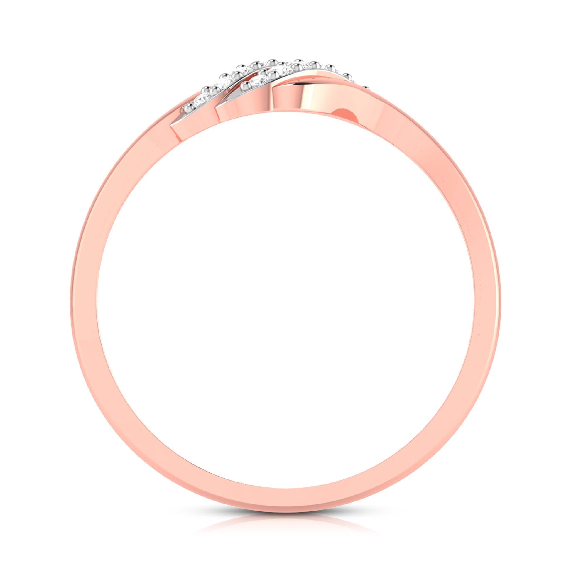 Olas lab grown diamond ring simple round ring design Fiona Diamonds