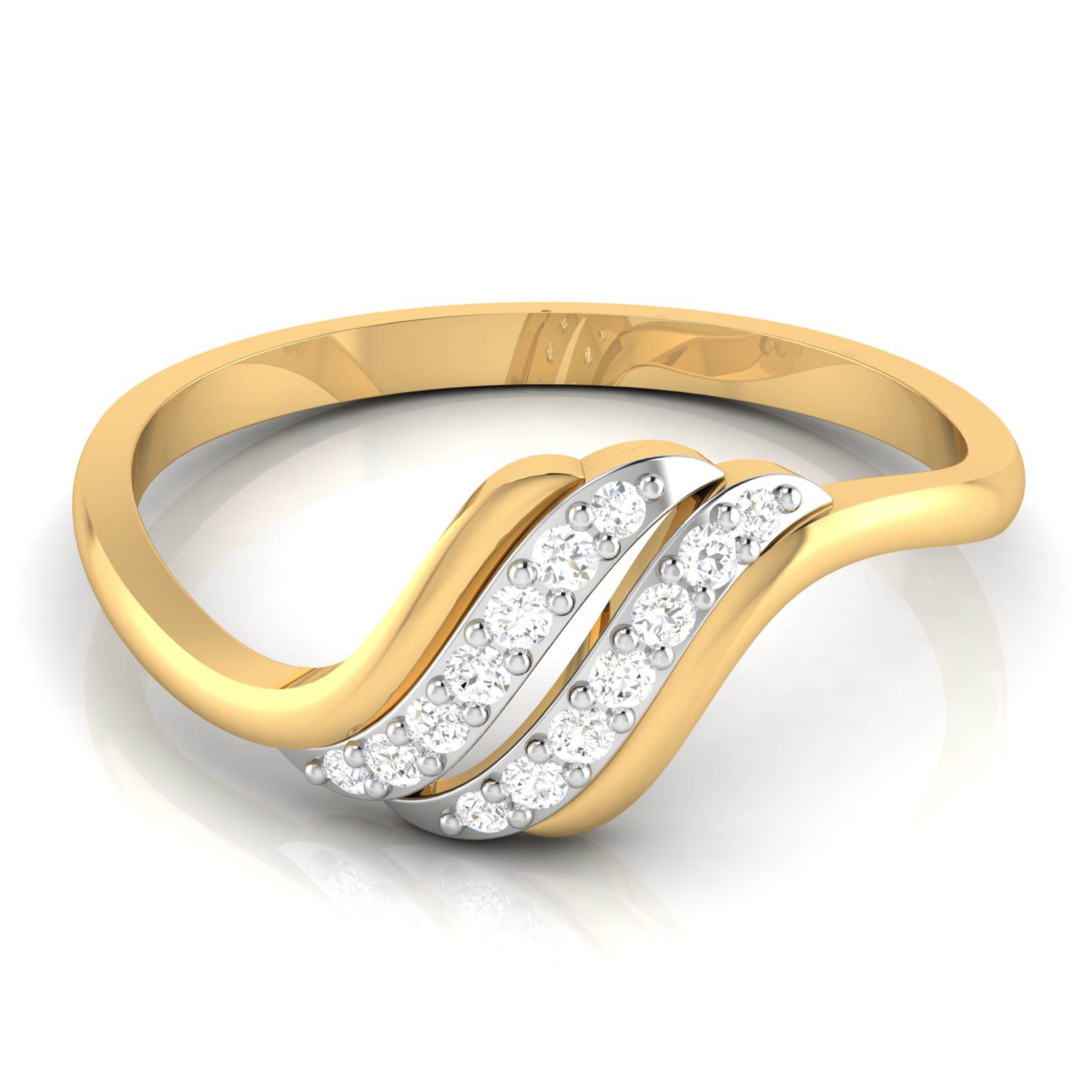 Olas lab grown diamond ring simple round ring design Fiona Diamonds