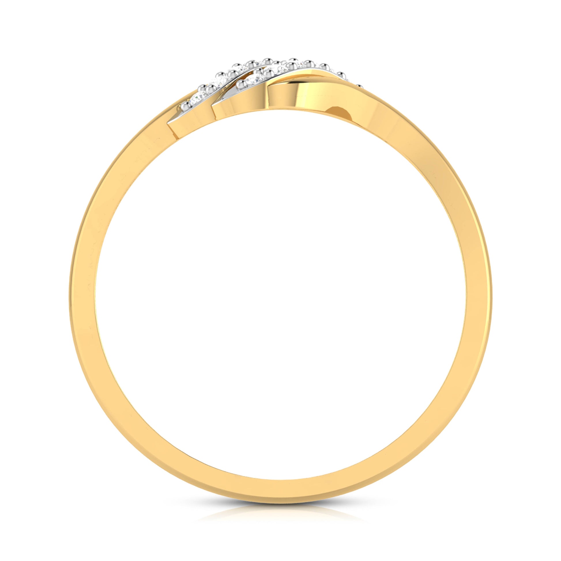 Olas lab grown diamond ring simple round ring design Fiona Diamonds