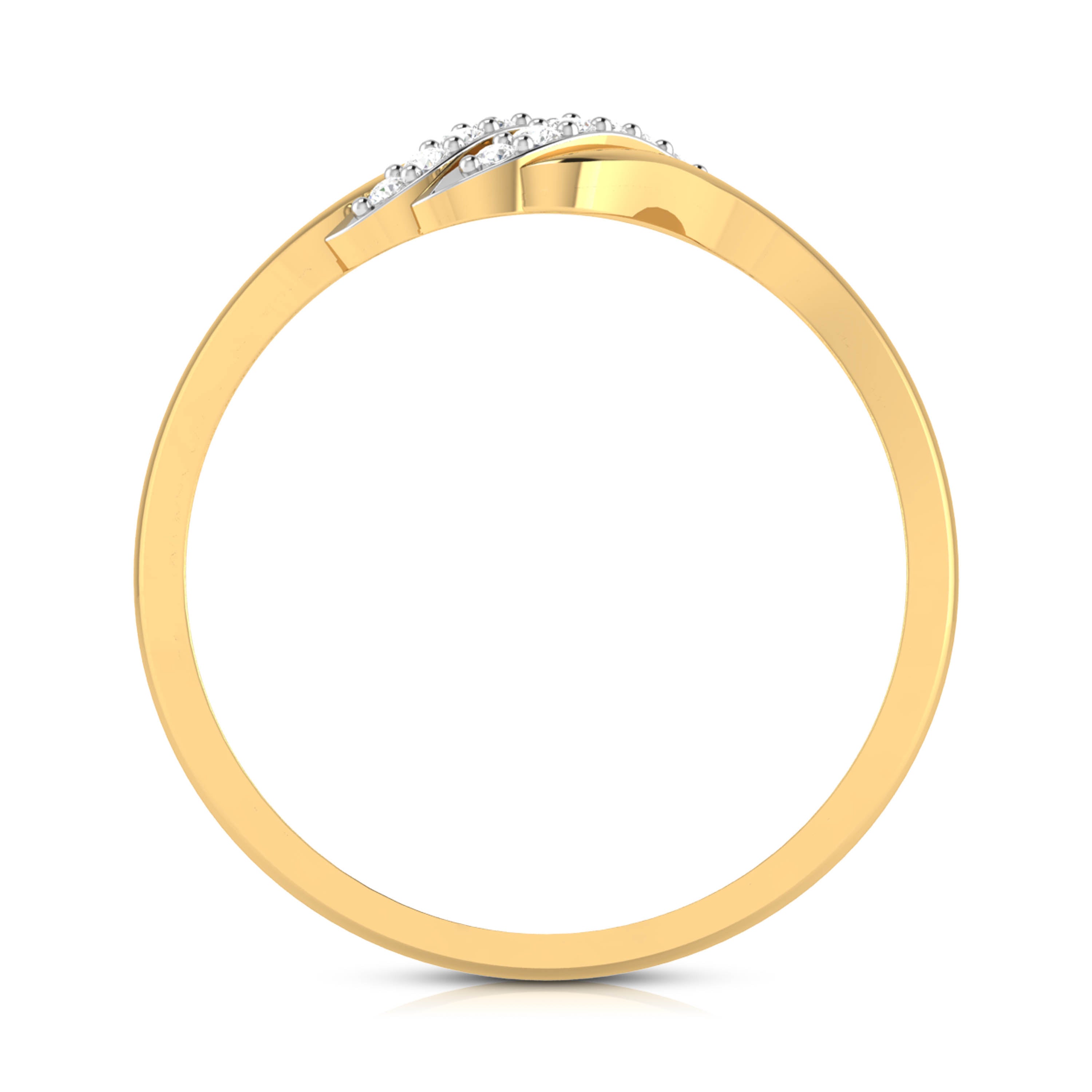 Olas lab grown diamond ring simple round ring design Fiona Diamonds