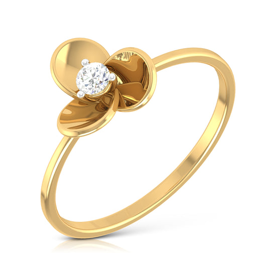 Simple Round Diamond Ring | Barkev's