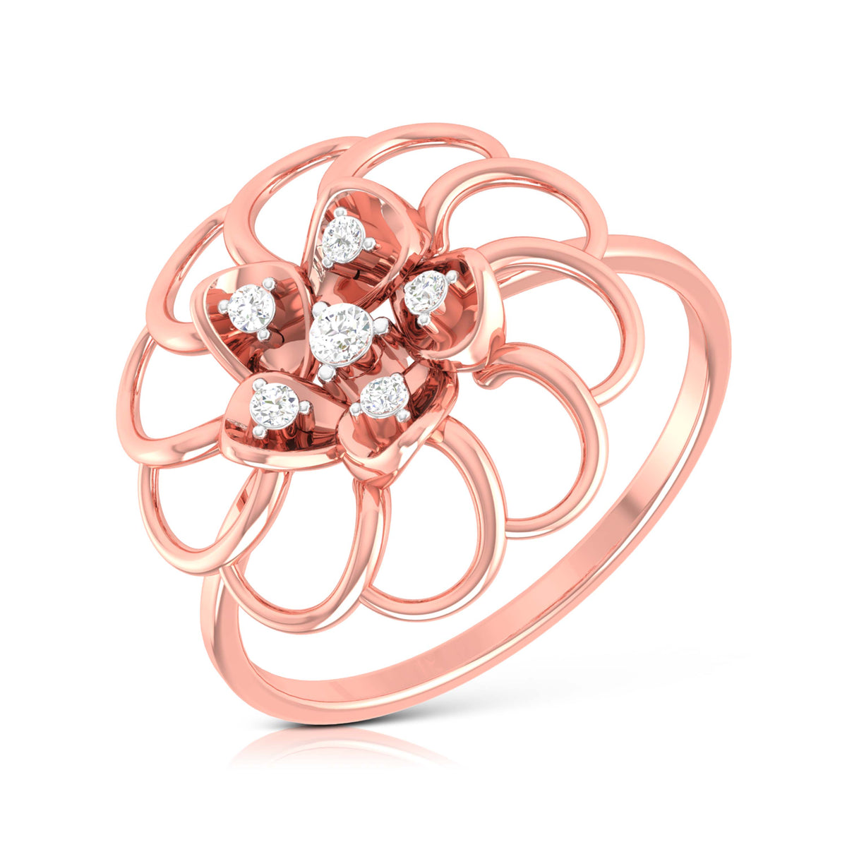 G Rasool Rin Girasol Lab Diamond Ring | Fiona Diamonds
