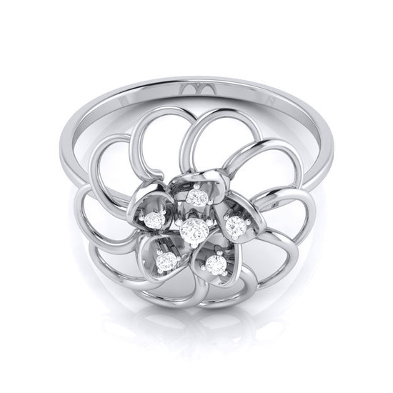 Girasol lab grown diamond ring trendy ring design Fiona Diamonds