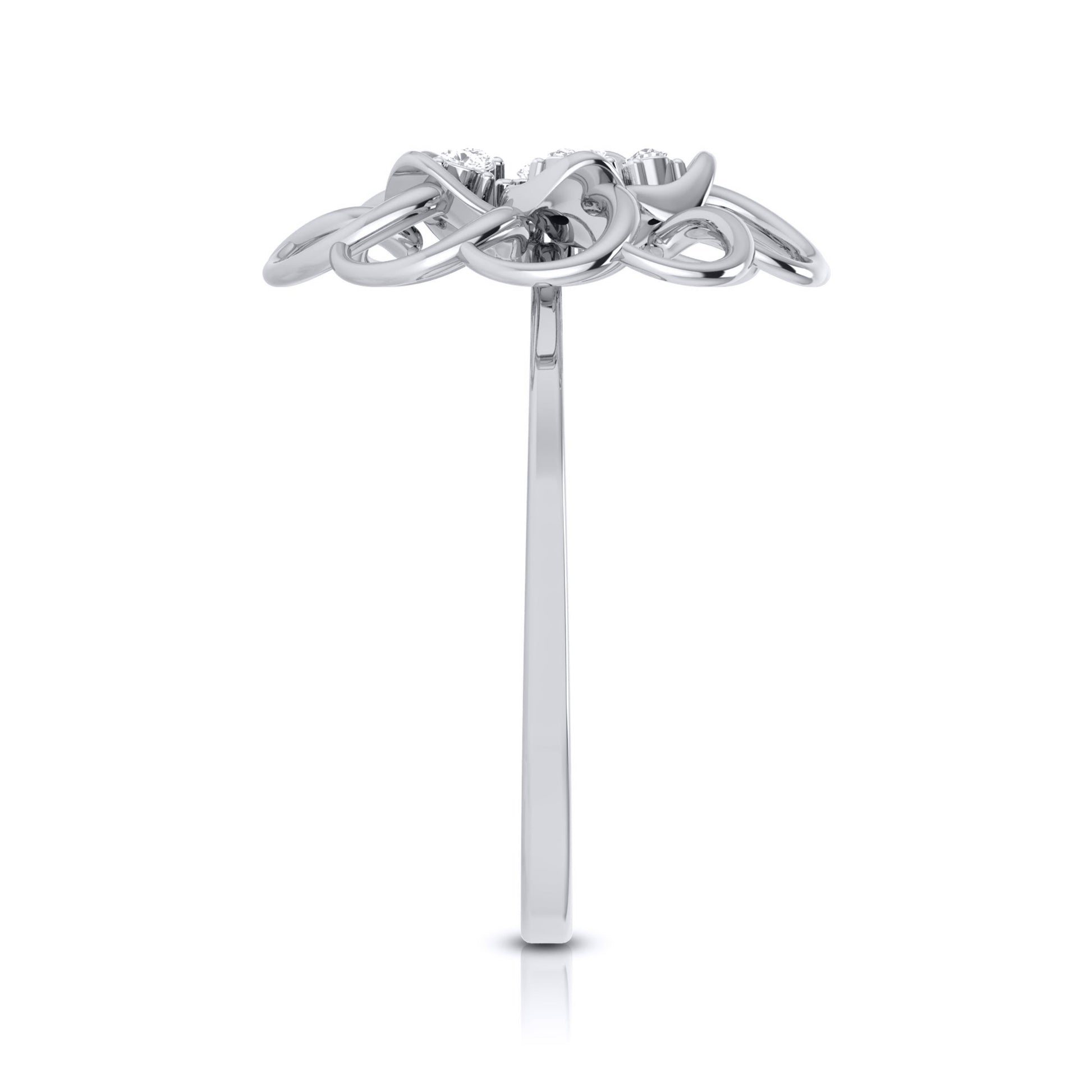 Girasol lab grown diamond ring trendy ring design Fiona Diamonds