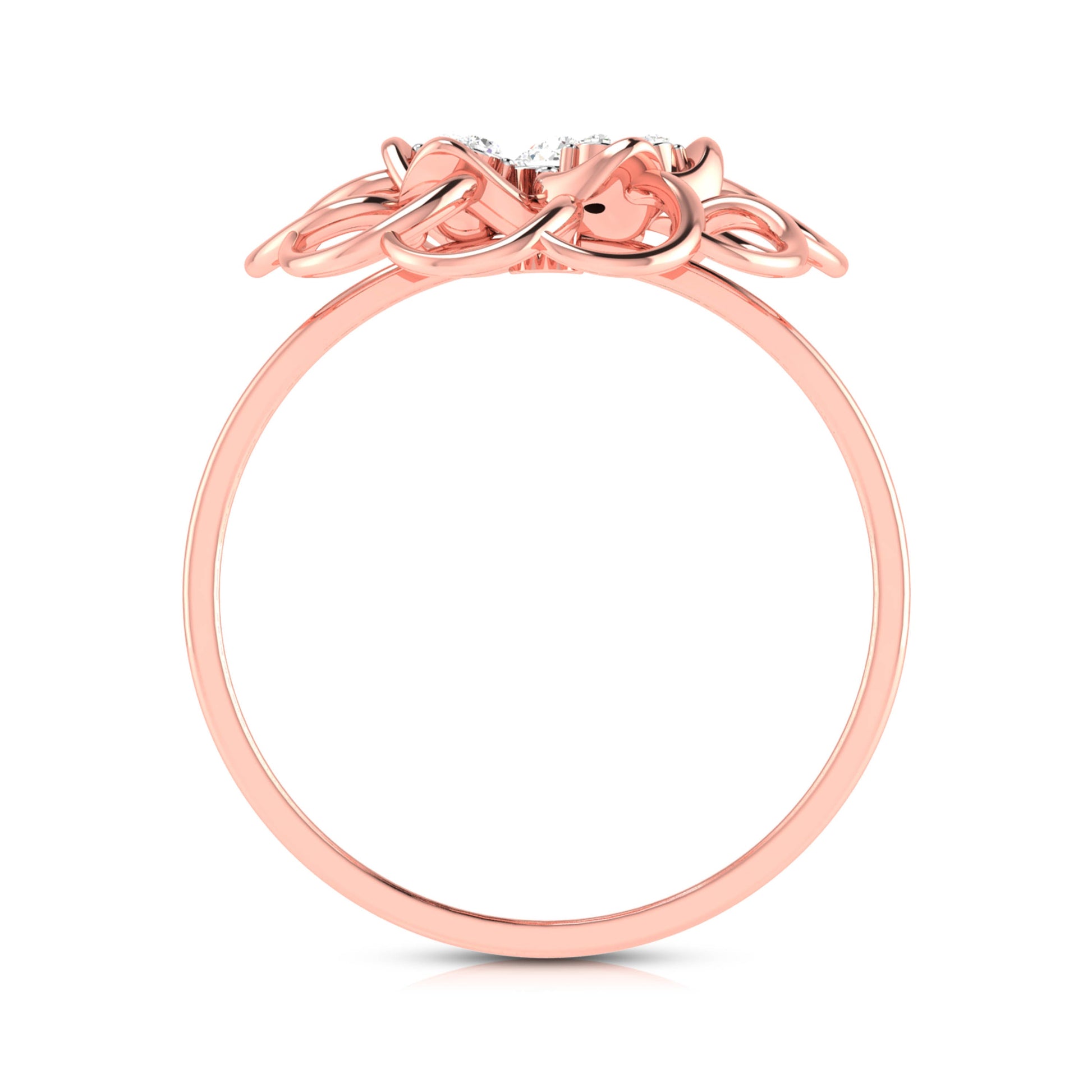 Girasol lab grown diamond ring trendy ring design Fiona Diamonds