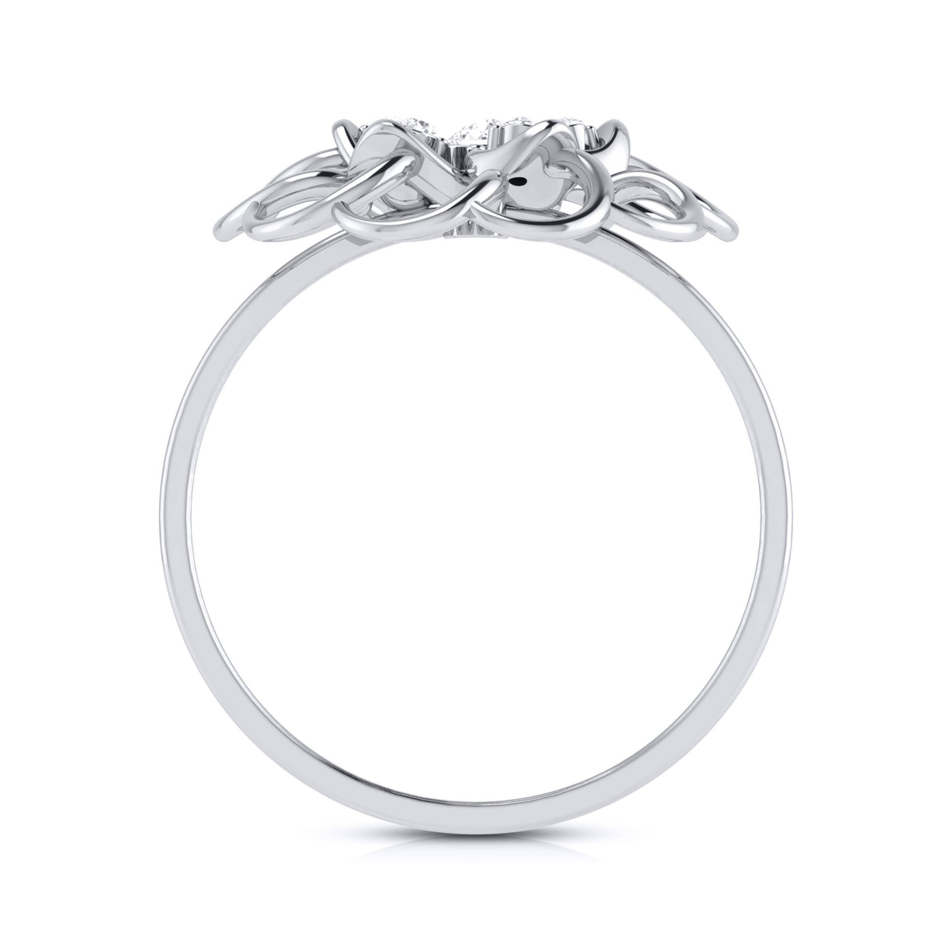 Girasol lab grown diamond ring trendy ring design Fiona Diamonds