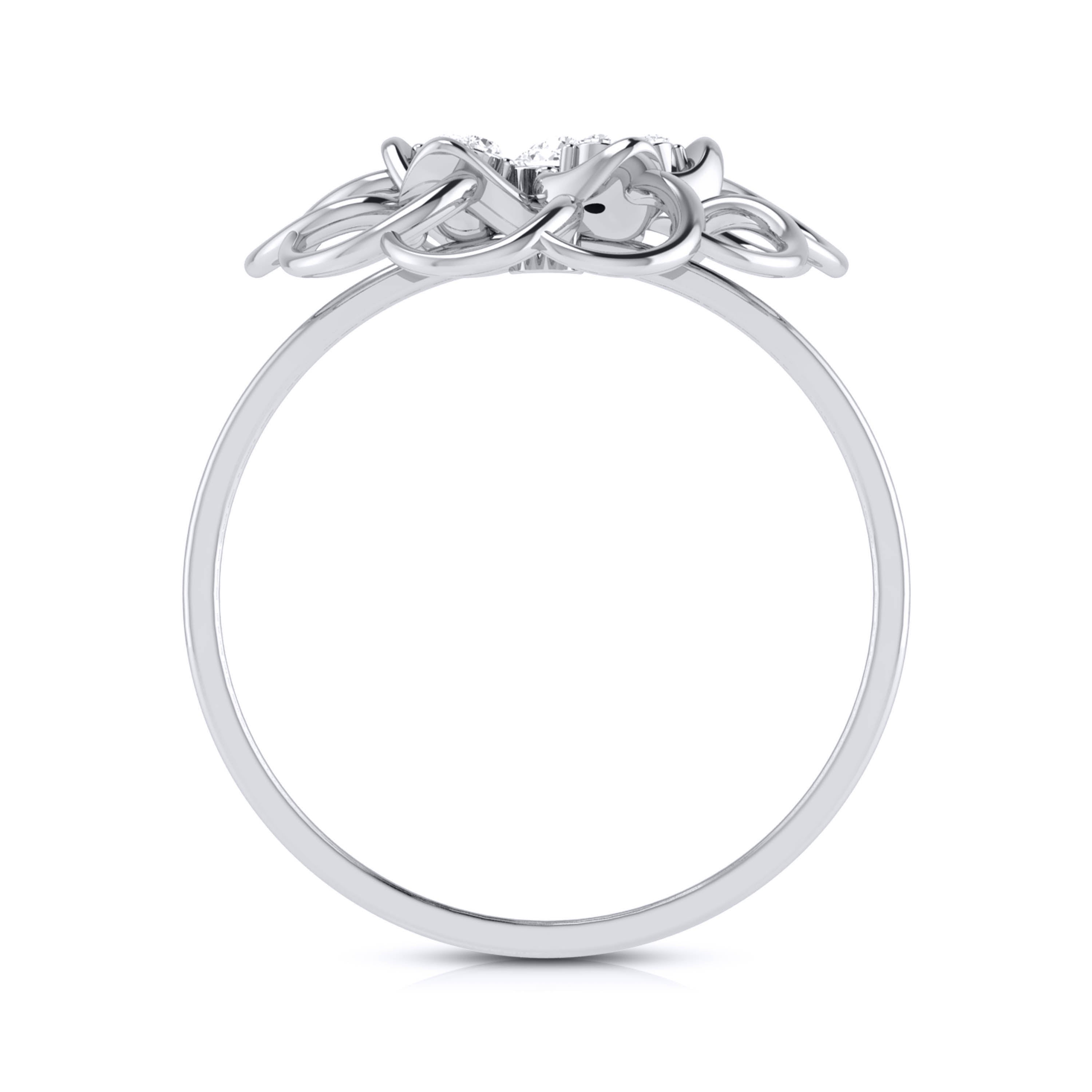 Girasol lab grown diamond ring trendy ring design Fiona Diamonds