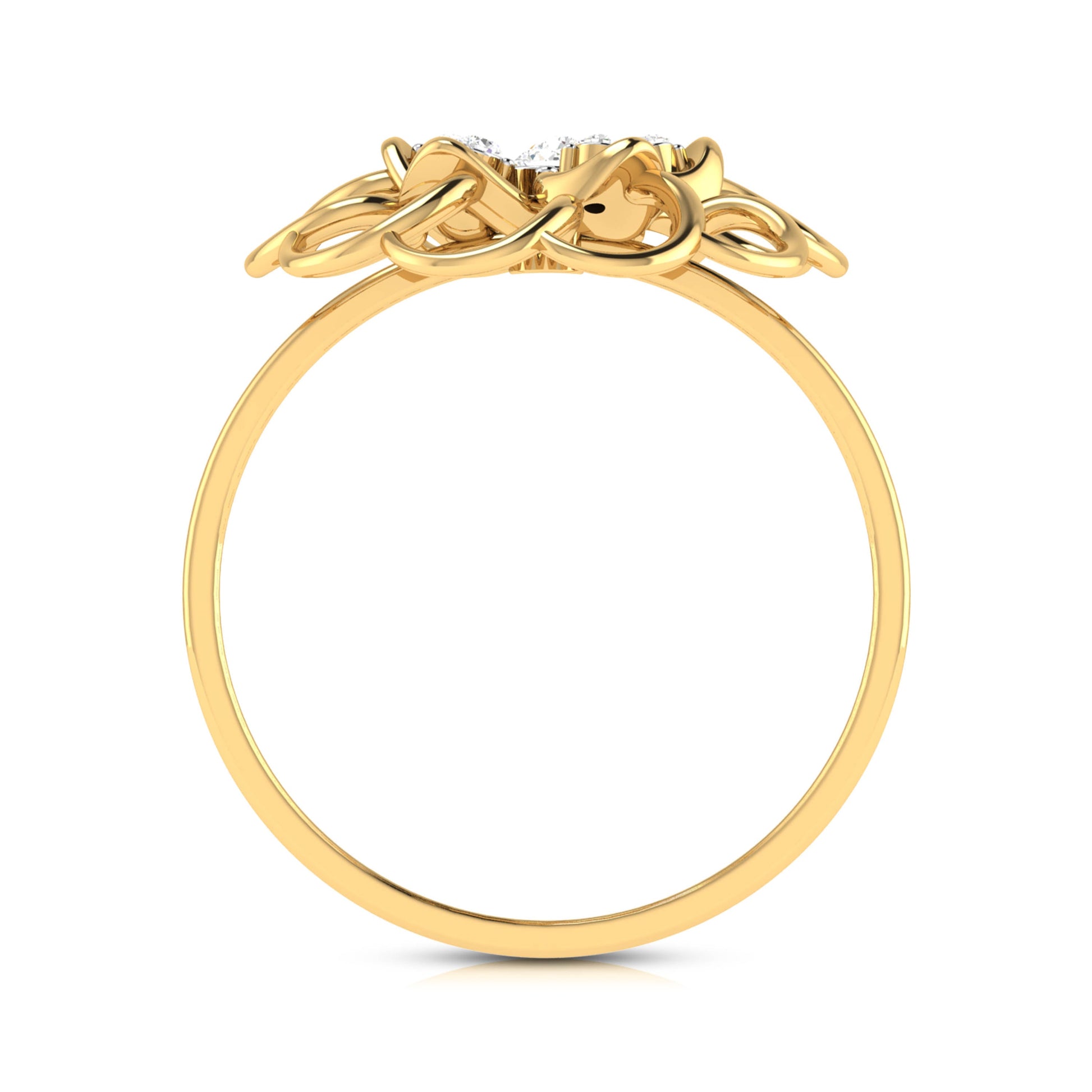 Girasol lab grown diamond ring trendy ring design Fiona Diamonds