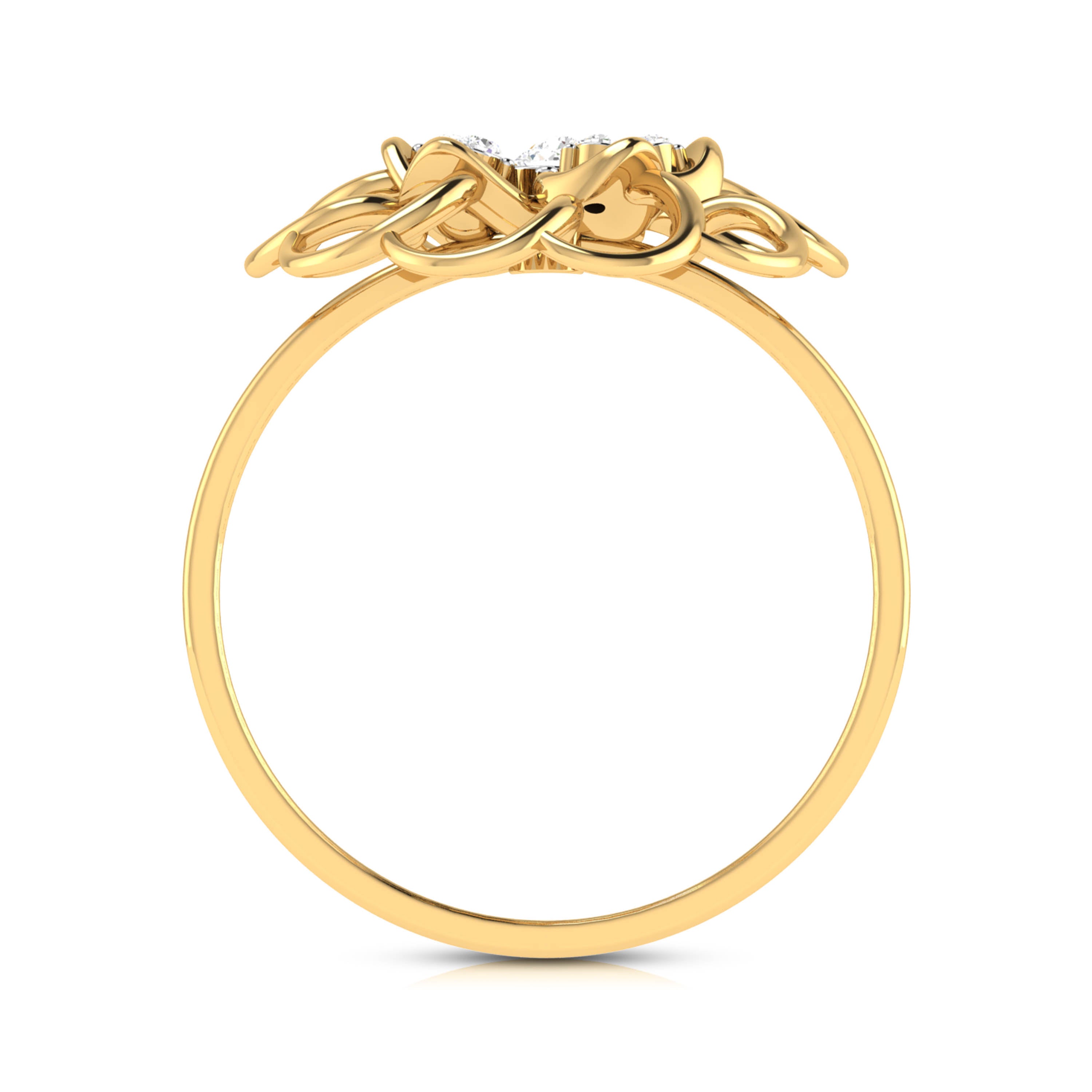 Girasol lab grown diamond ring trendy ring design Fiona Diamonds