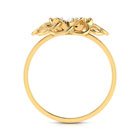 Girasol lab grown diamond ring trendy ring design Fiona Diamonds