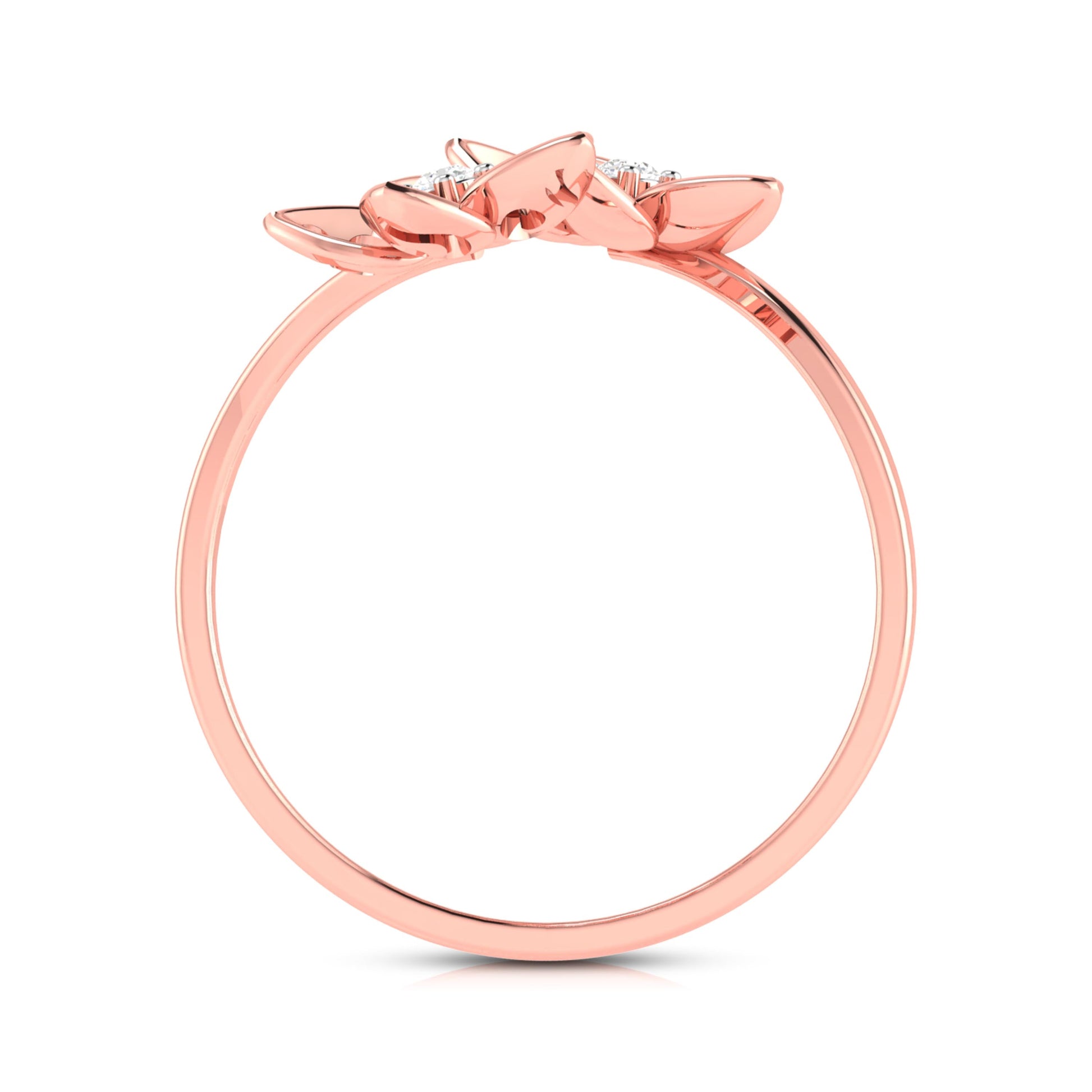 Carpet lab grown diamond ring sleek ring Fiona Diamonds