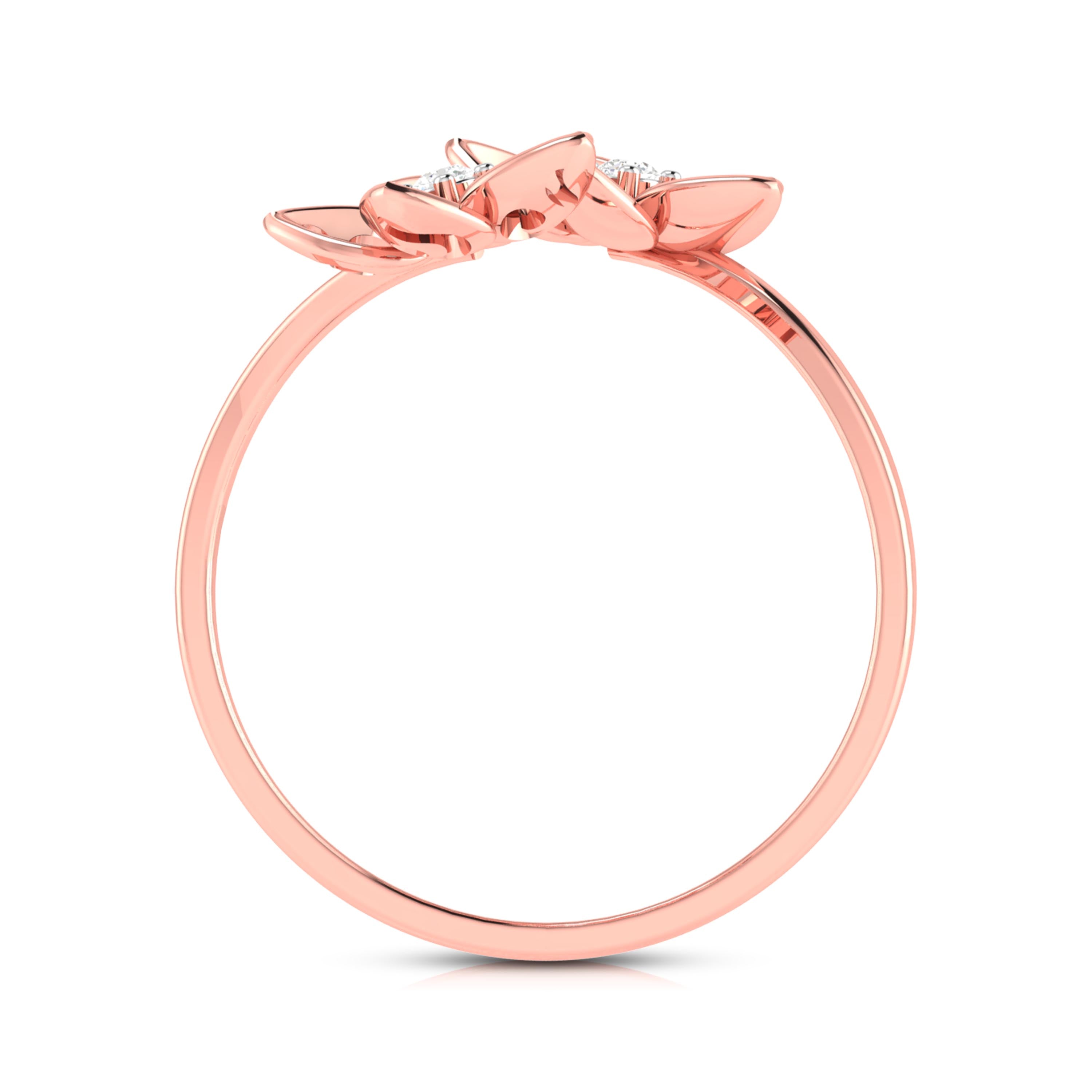 Carpet lab grown diamond ring sleek ring Fiona Diamonds
