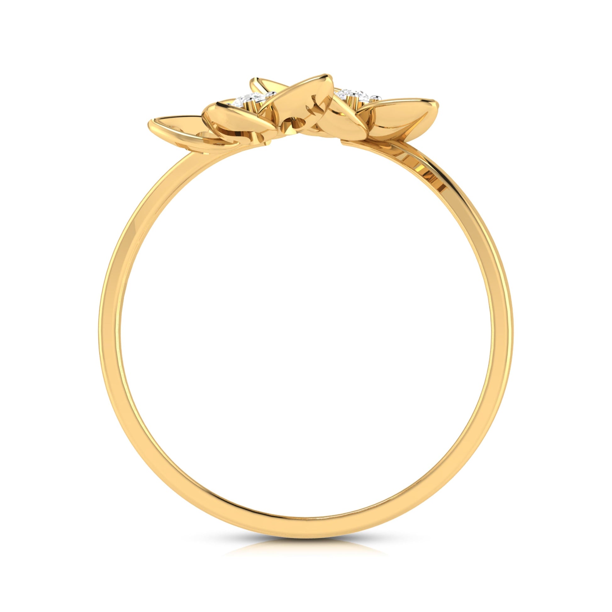 Carpet lab grown diamond ring sleek ring Fiona Diamonds