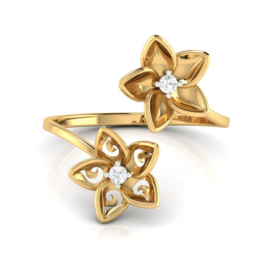 Carpet lab grown diamond ring sleek ring Fiona Diamonds