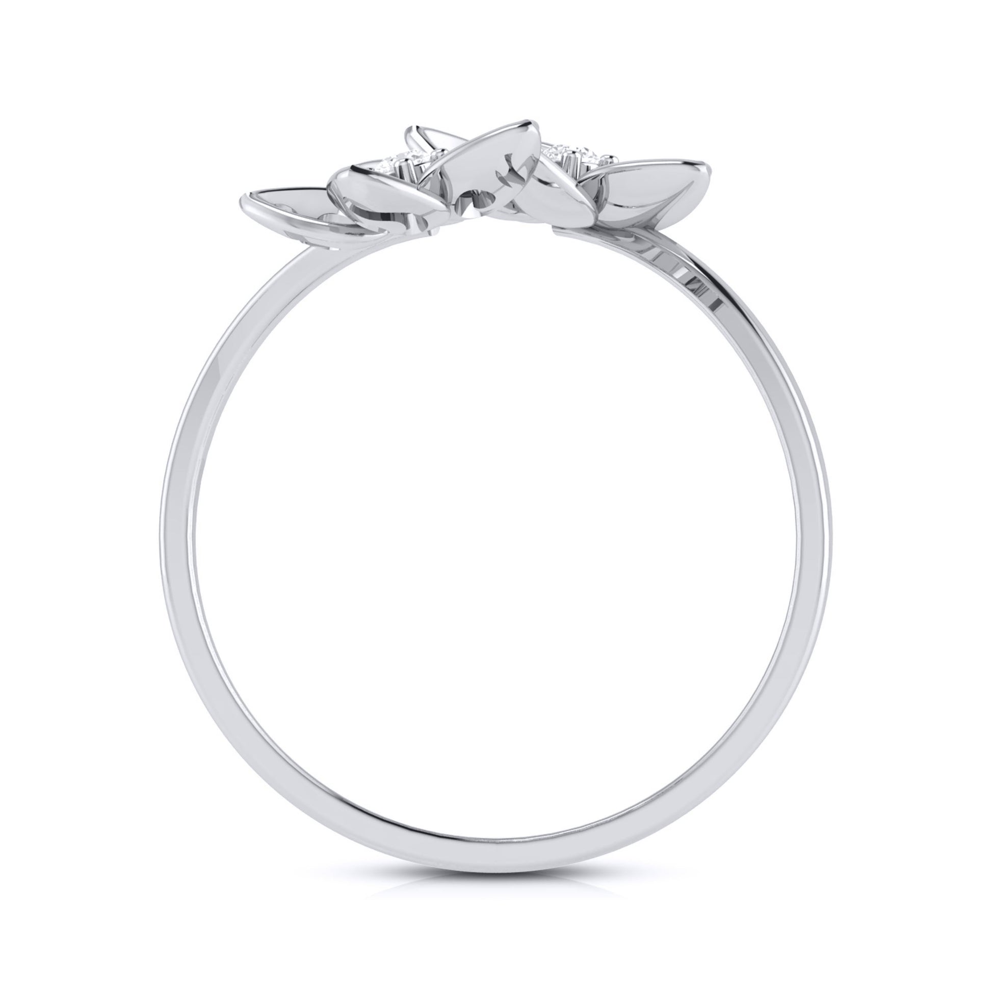 Carpet lab grown diamond ring sleek ring Fiona Diamonds