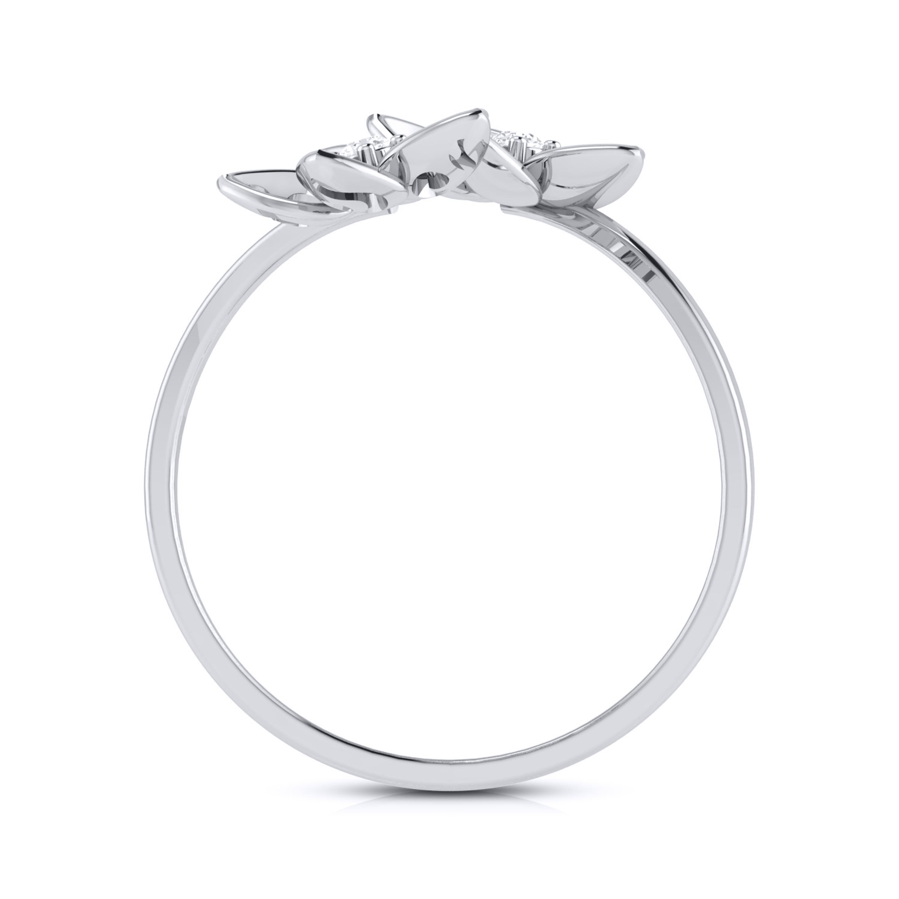 Carpet lab grown diamond ring sleek ring Fiona Diamonds