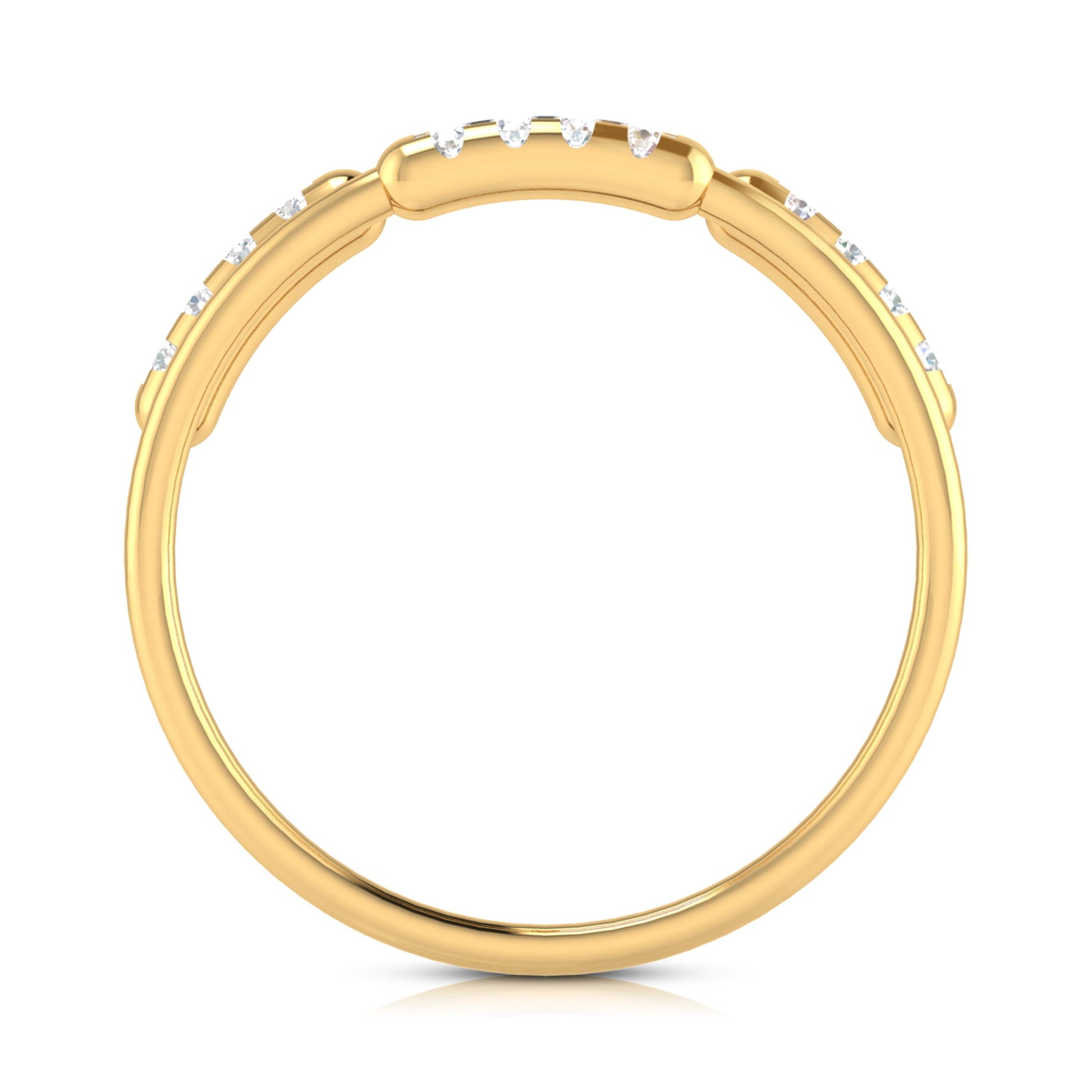 Hinge lab grown diamond ring trendy ring design Fiona Diamonds