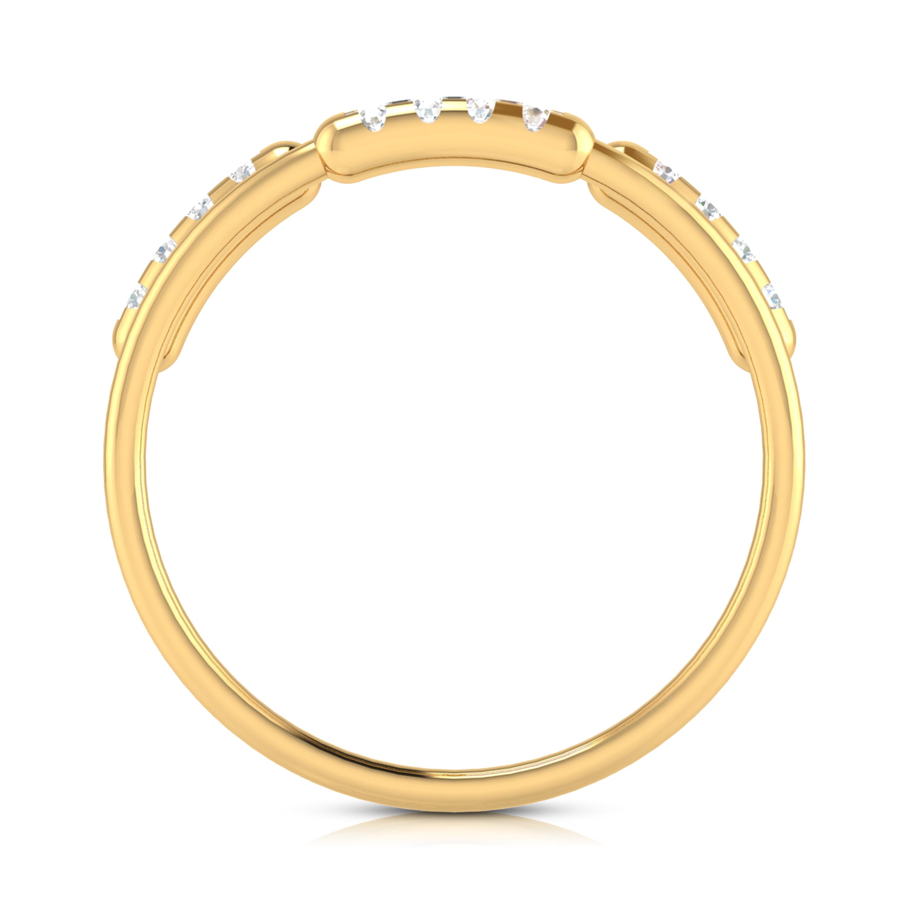 Hinge lab grown diamond ring trendy ring design Fiona Diamonds