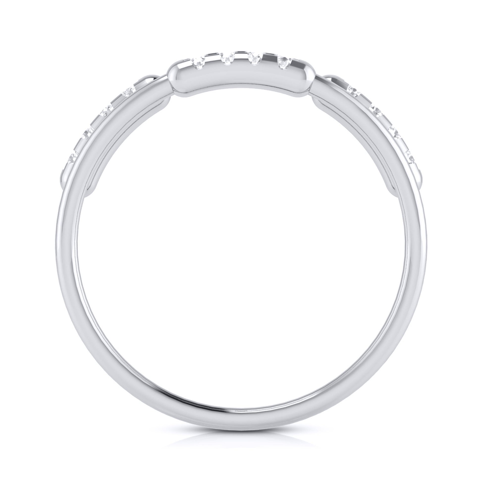 Hinge lab grown diamond ring trendy ring design Fiona Diamonds